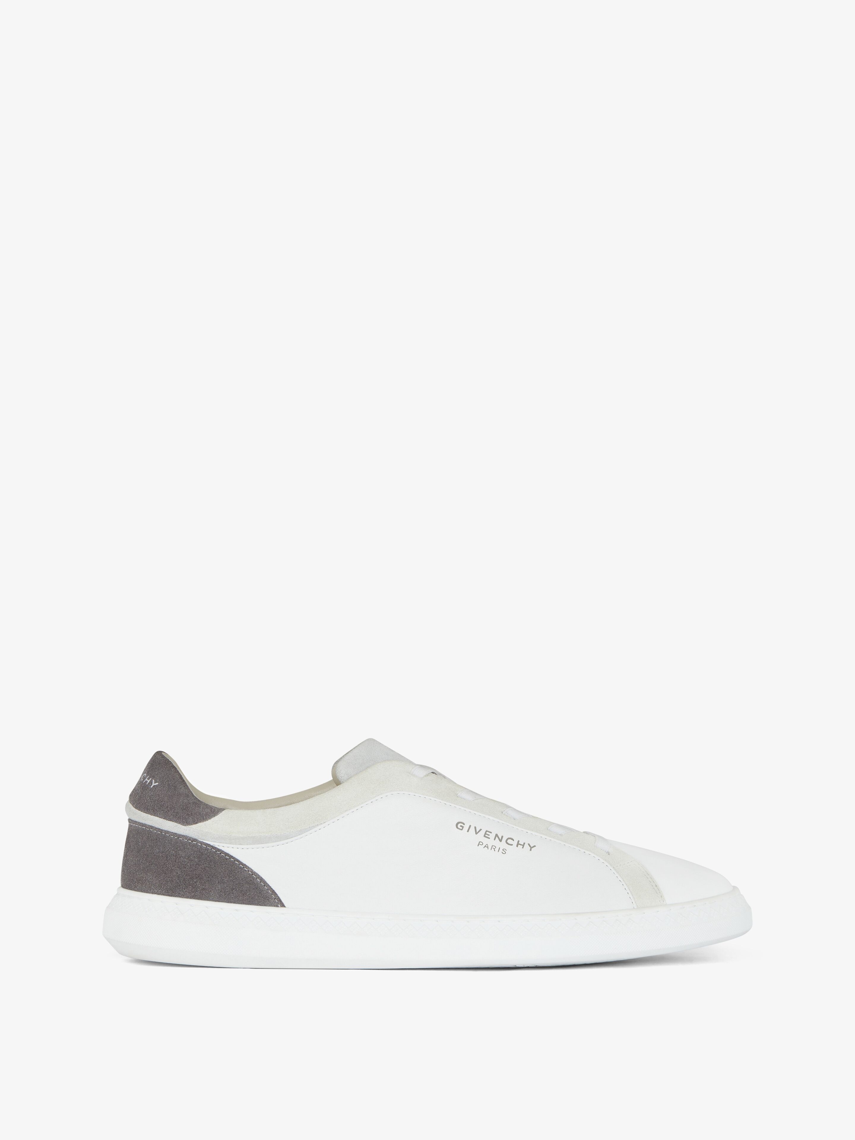 Shop Givenchy G Set Sneakers In Leather And Suede In White