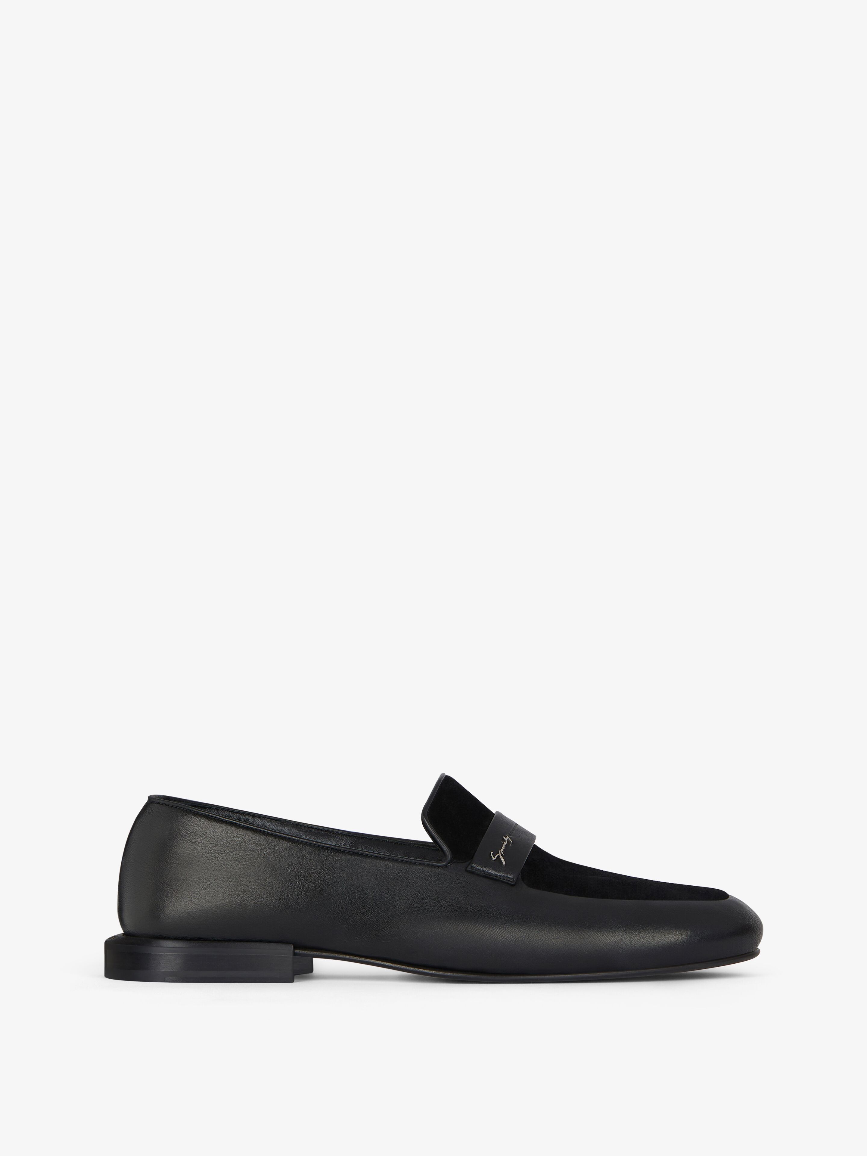Givenchy - Mocassins En Cuir Et Suède - Noir - pour Homme - Taille : 40