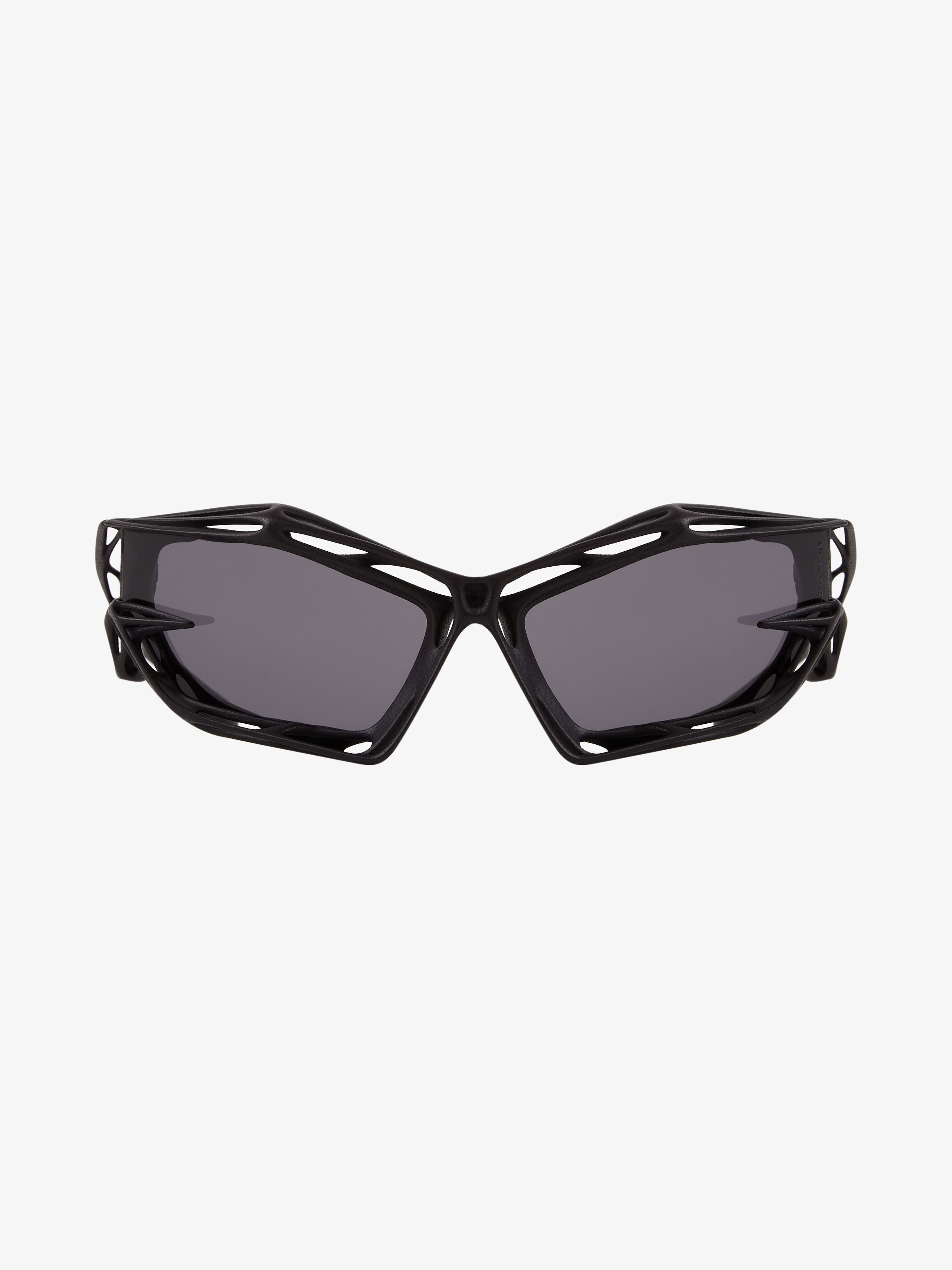 Giv Cut Cage unisex sunglasses in nylon - black