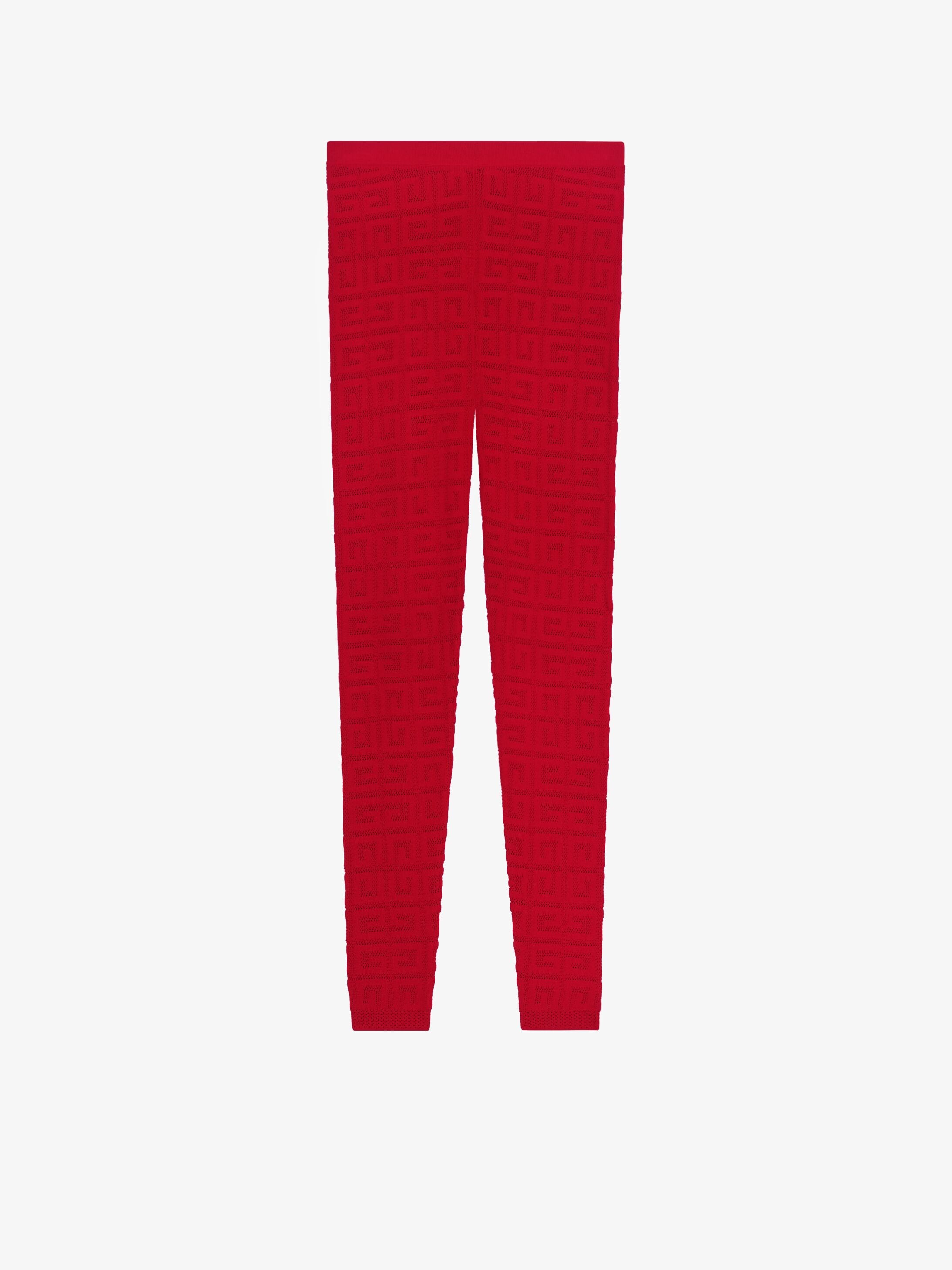 Givenchy Legging En Jacquard 4g In Red