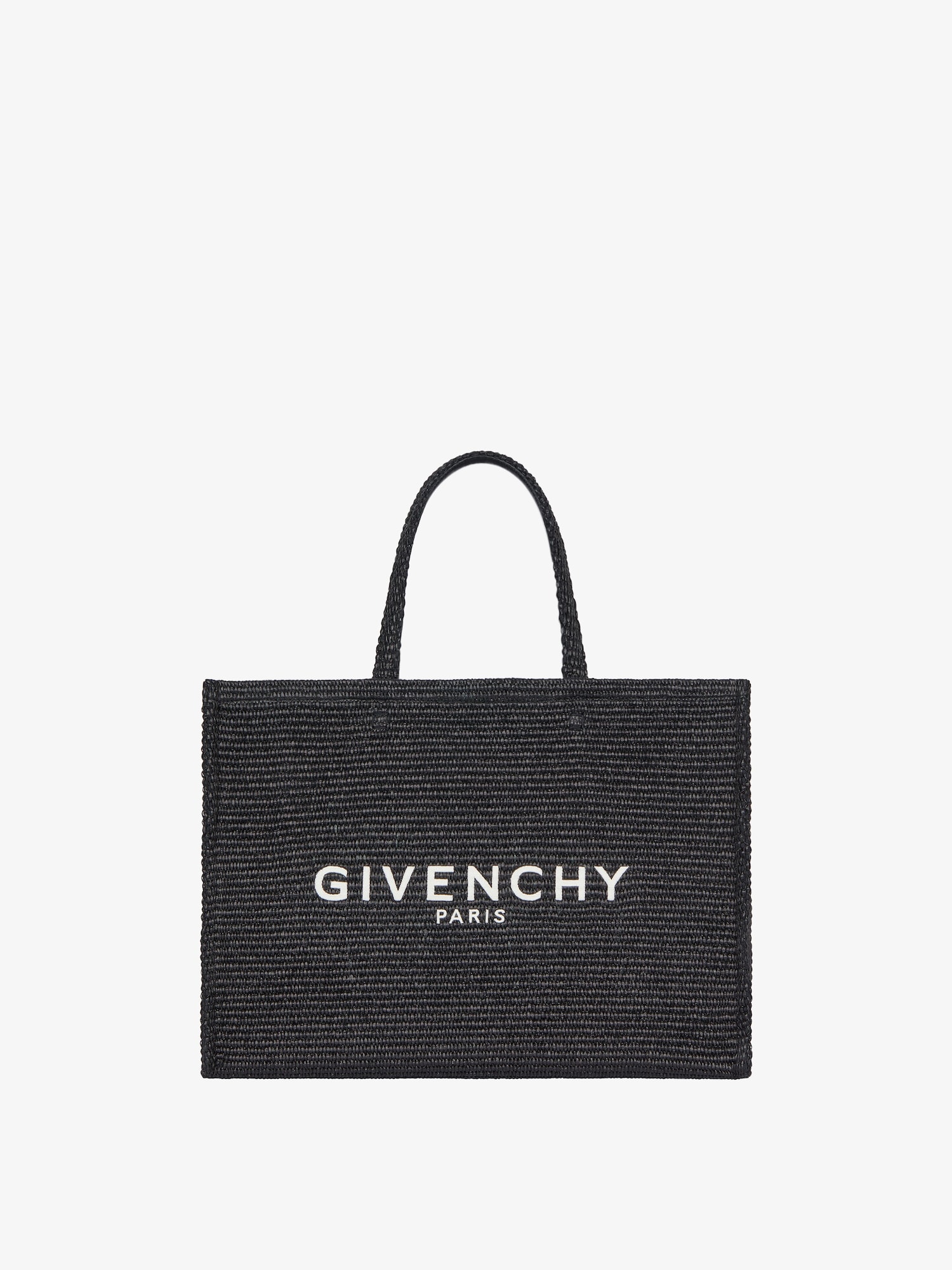 Gトート ミディアム ラフィア - ブラック | GIVENCHY JP 