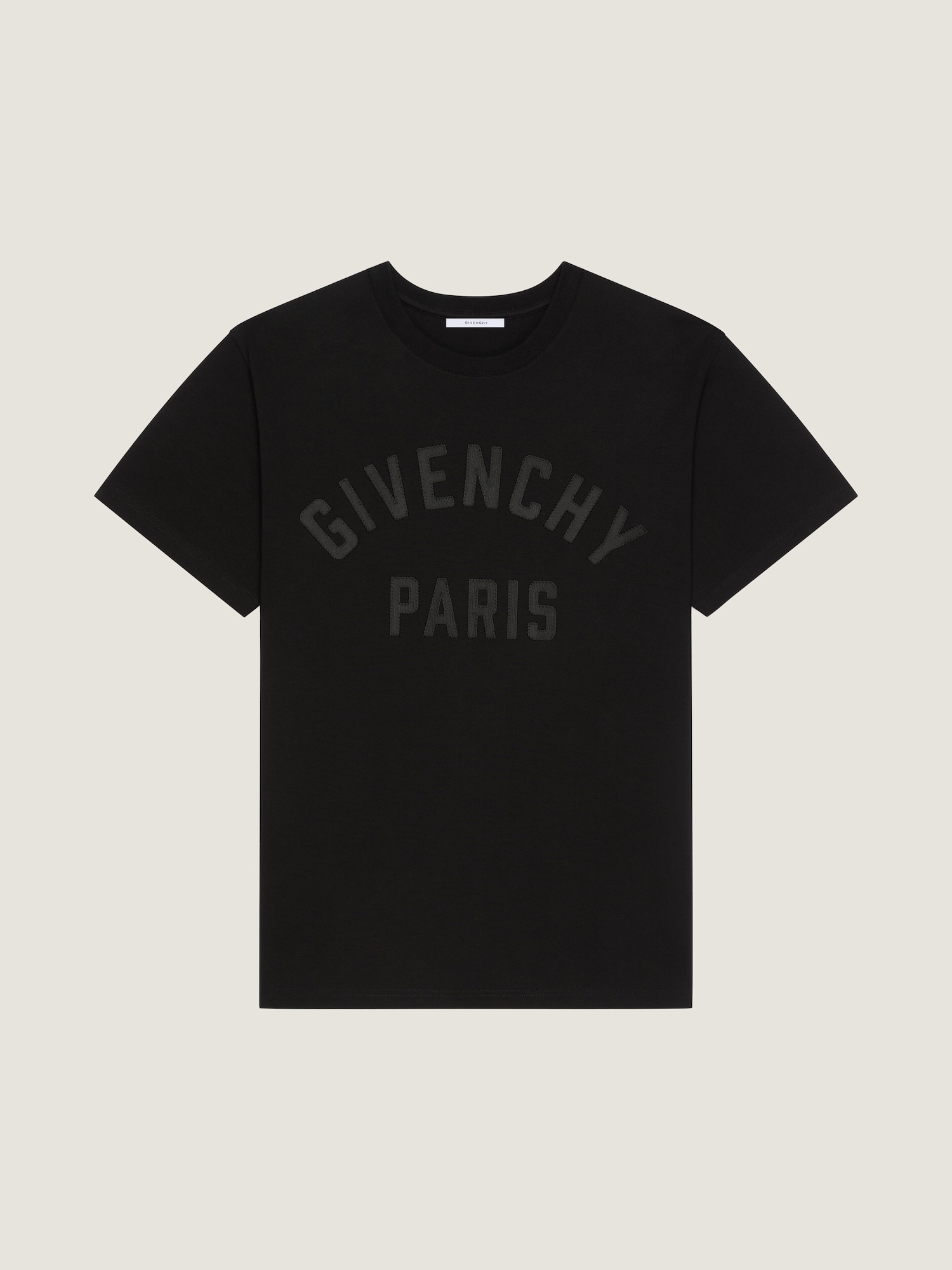 T-shirt in cotton with Givenchy Paris embroidery