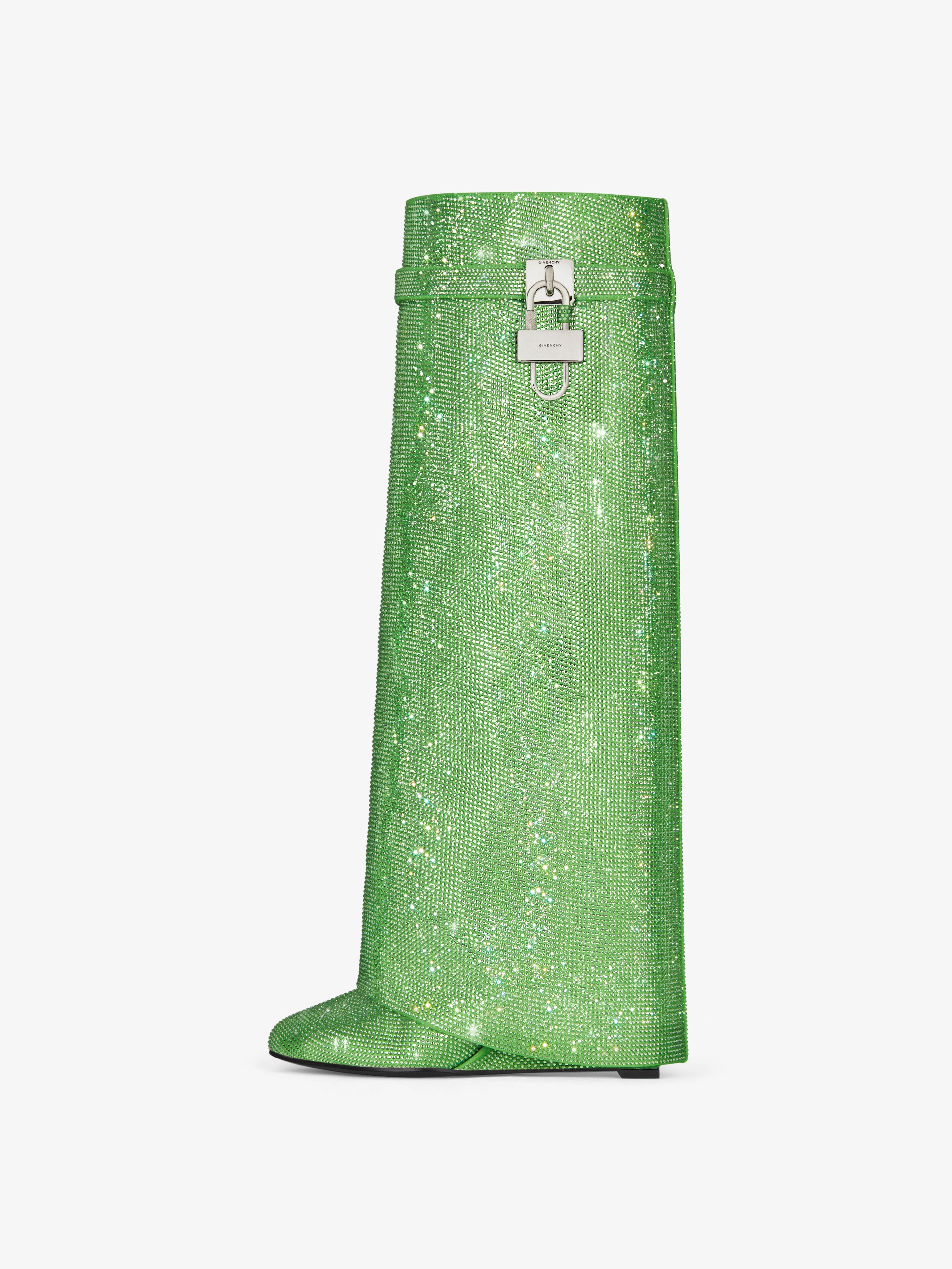 Green givenchy fashion boots