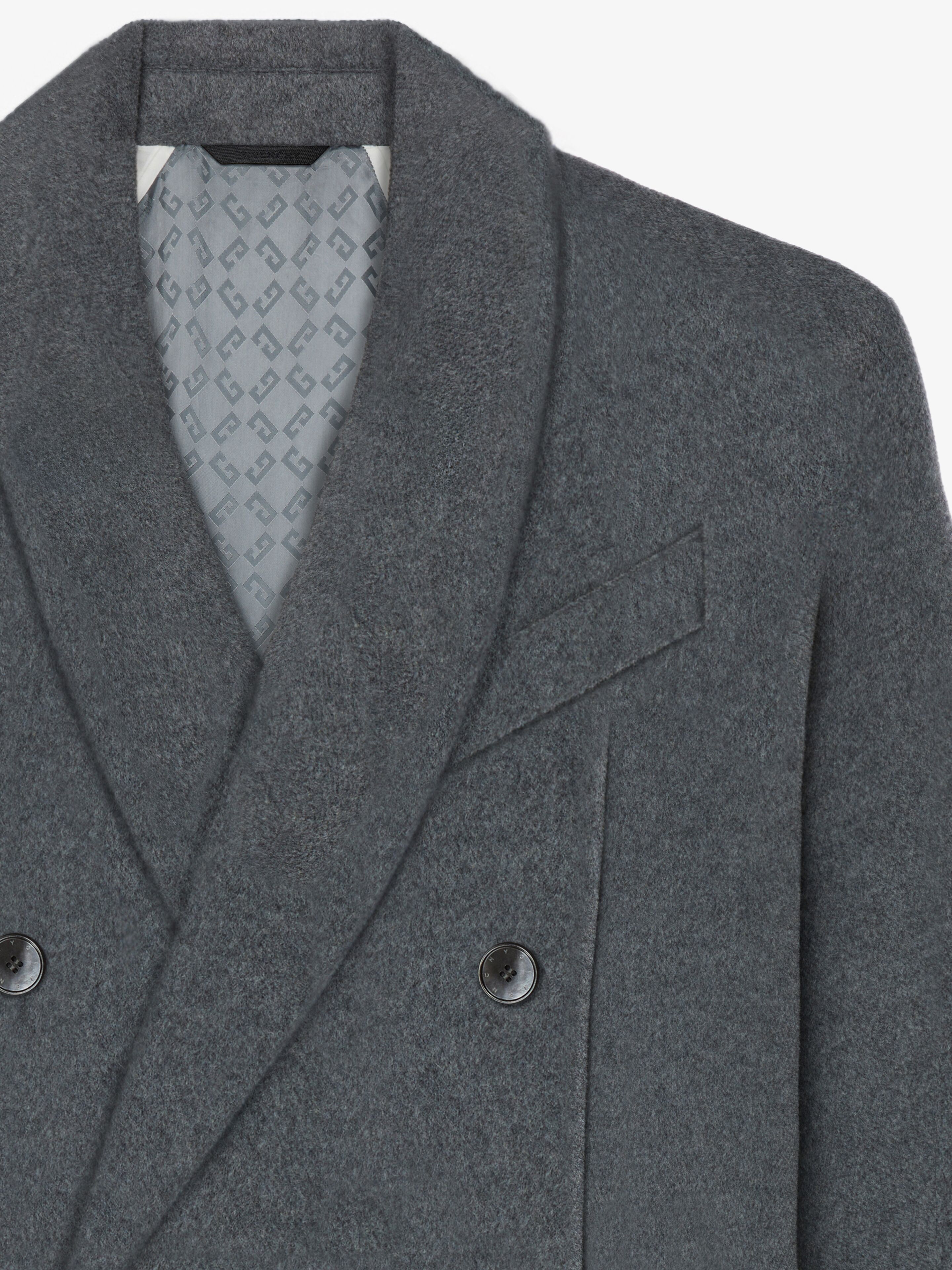 Double breasted coat in wool | Givenchy CA | Givenchy