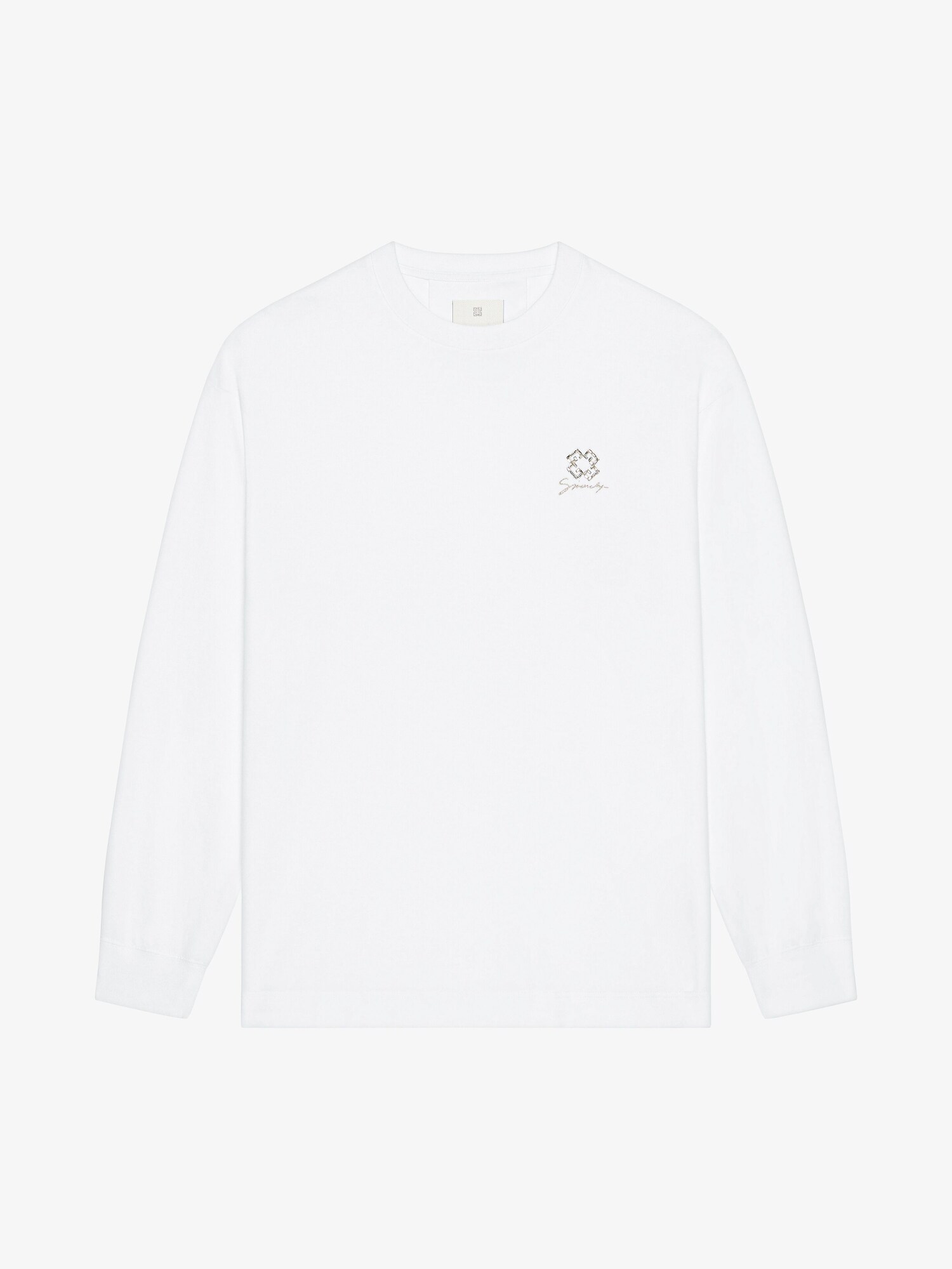 GIVENCHY ジバンシィ ホワイト コットン 長袖シャツ BW60EK111N  