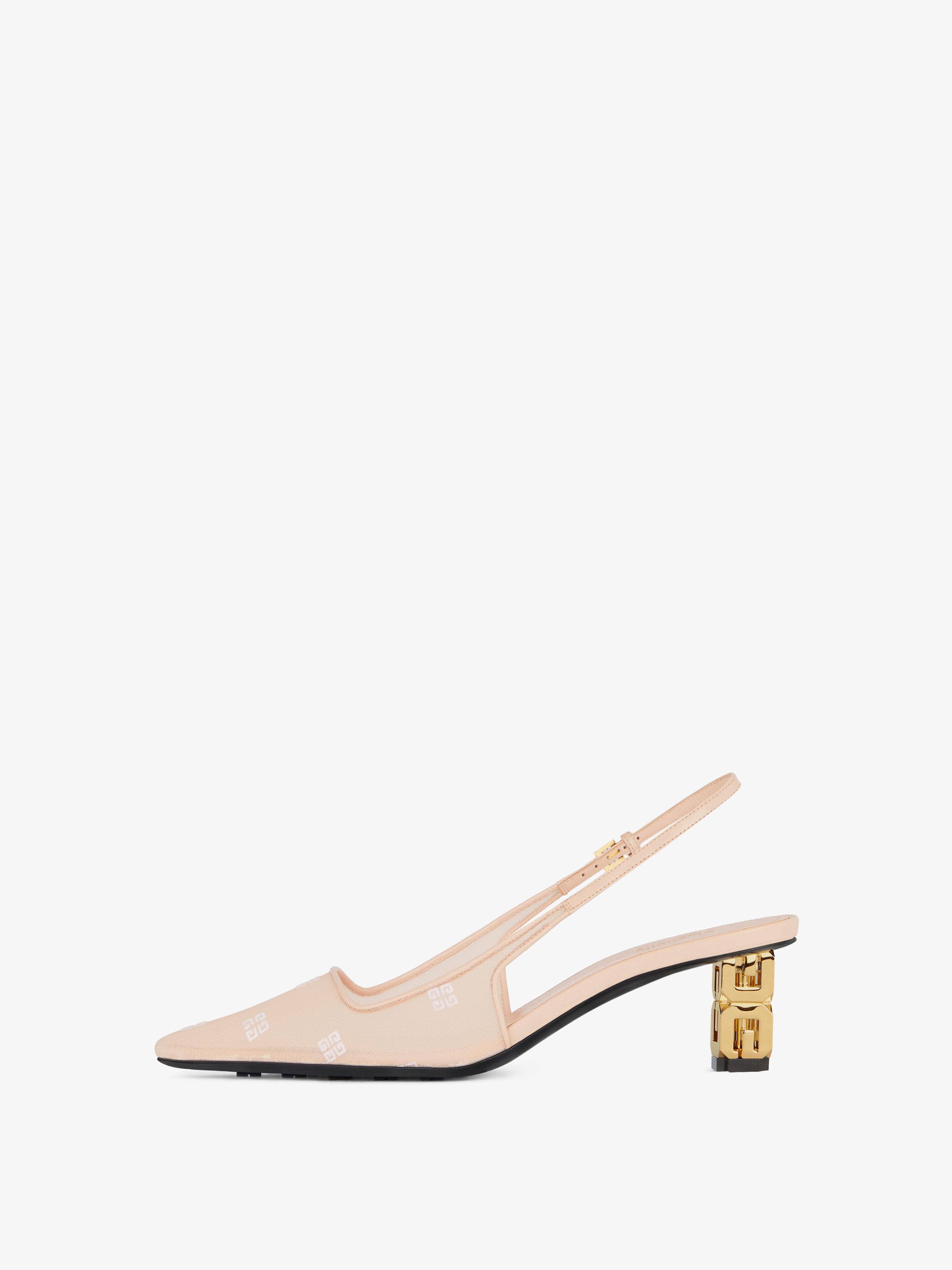 G Cube slingbacks in 4G mesh | Givenchy CA | Givenchy