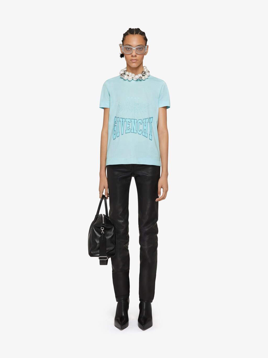 givenchy.com | Slim fit t-shirt in embroidered jersey