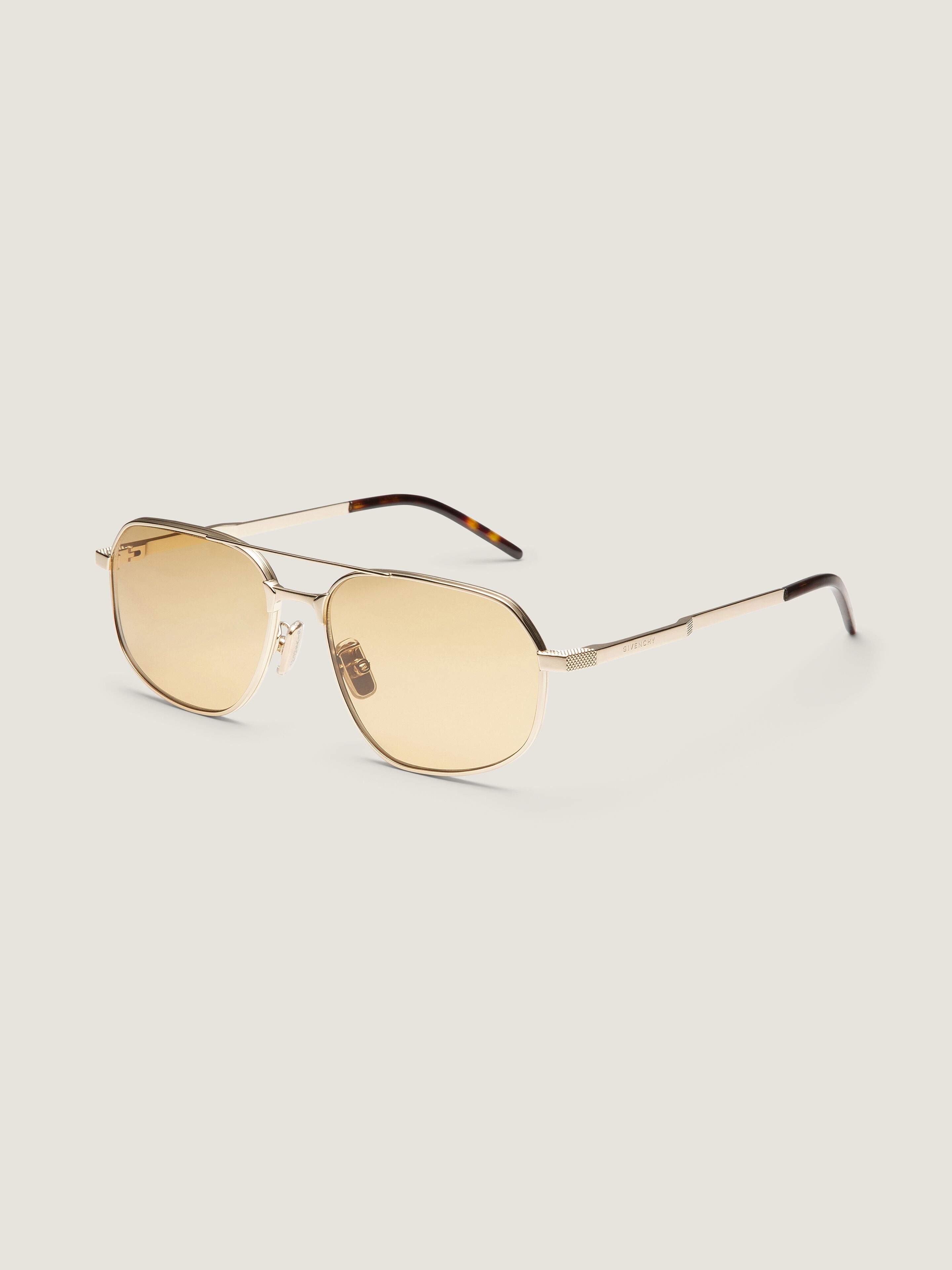 GV One sunglasses in metal in - golden yellow | Givenchy US