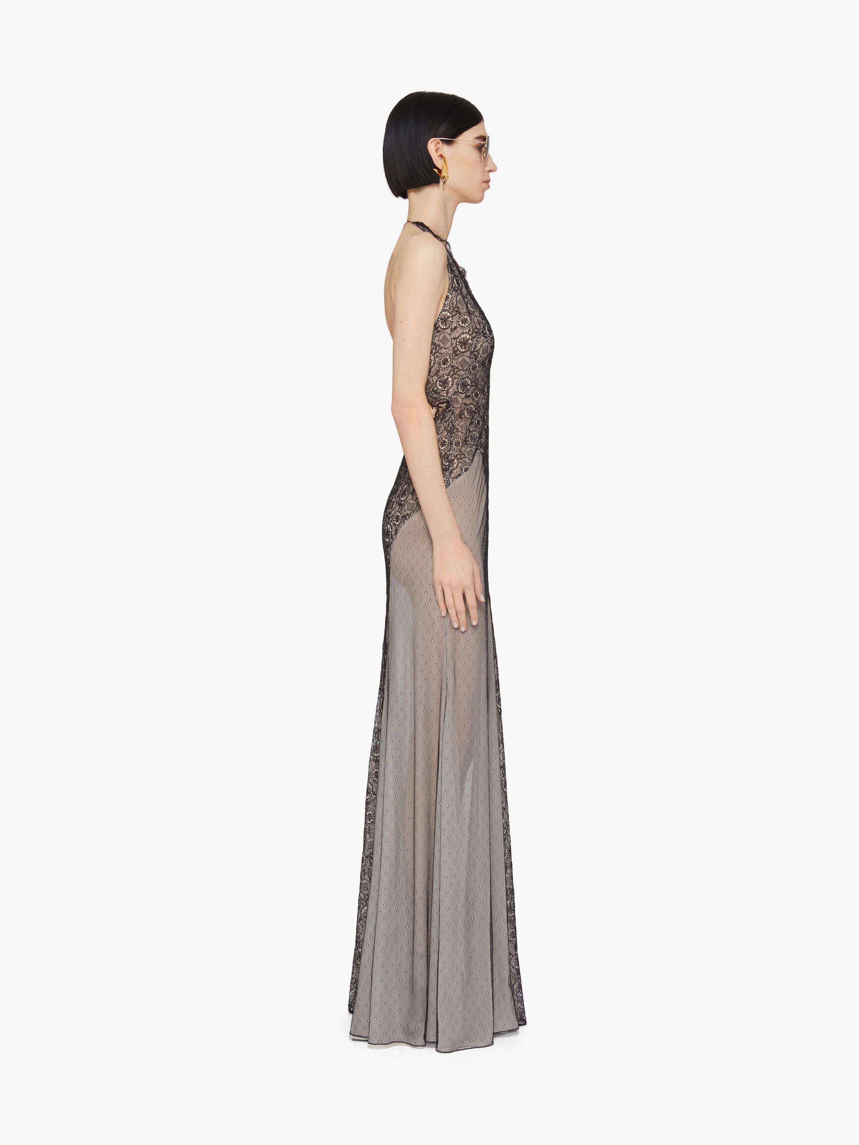 Evening dress in lace in black Givenchy US