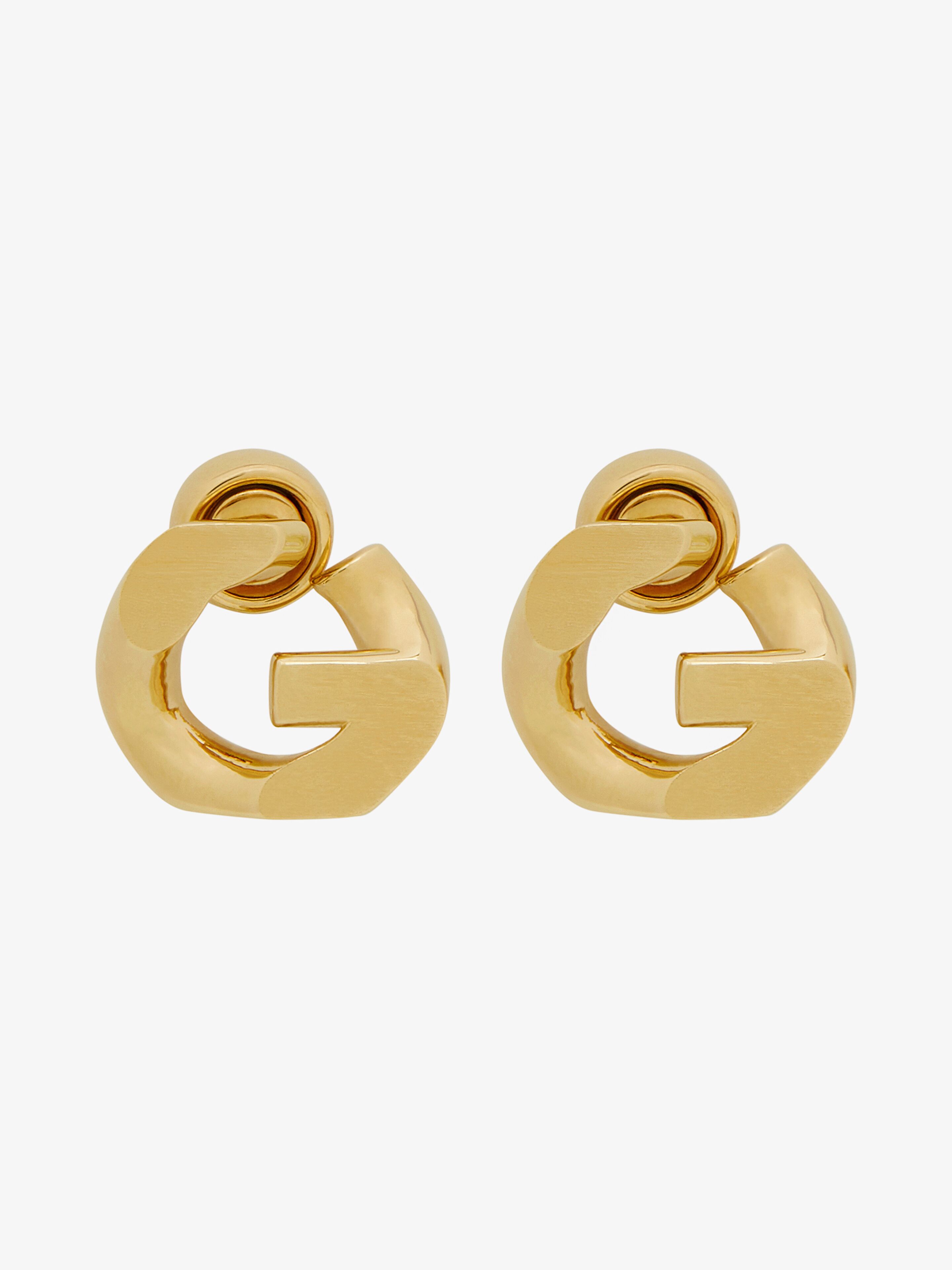 Givenchy Boucles D'oreilles G Chain In Multicolor
