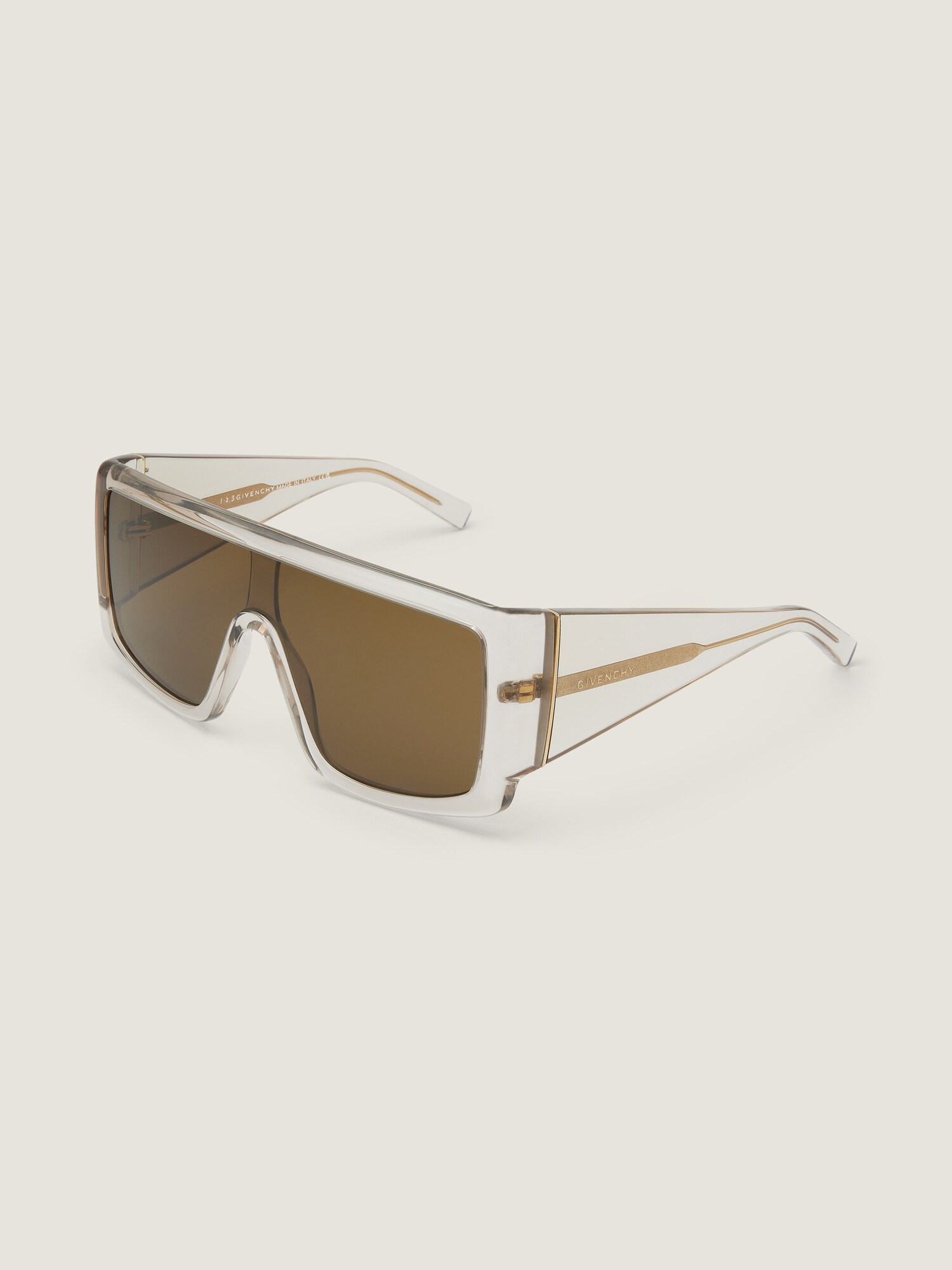Square sunglasses in acetate - light silvery in - light  display picture 1