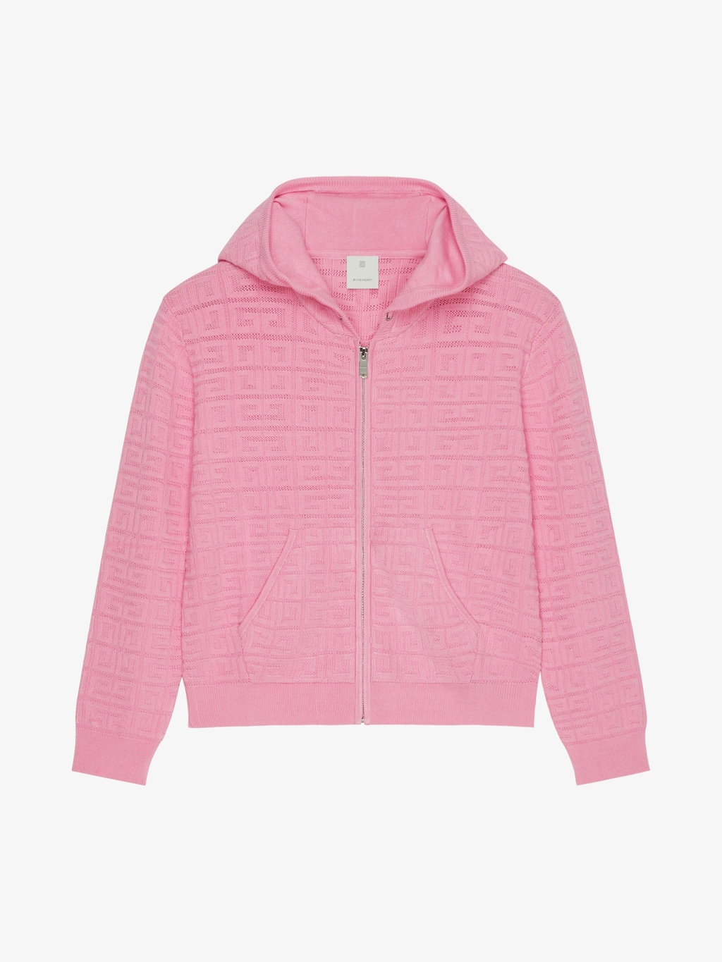 givenchy.com | Hooded cardigan in 4G jacquard