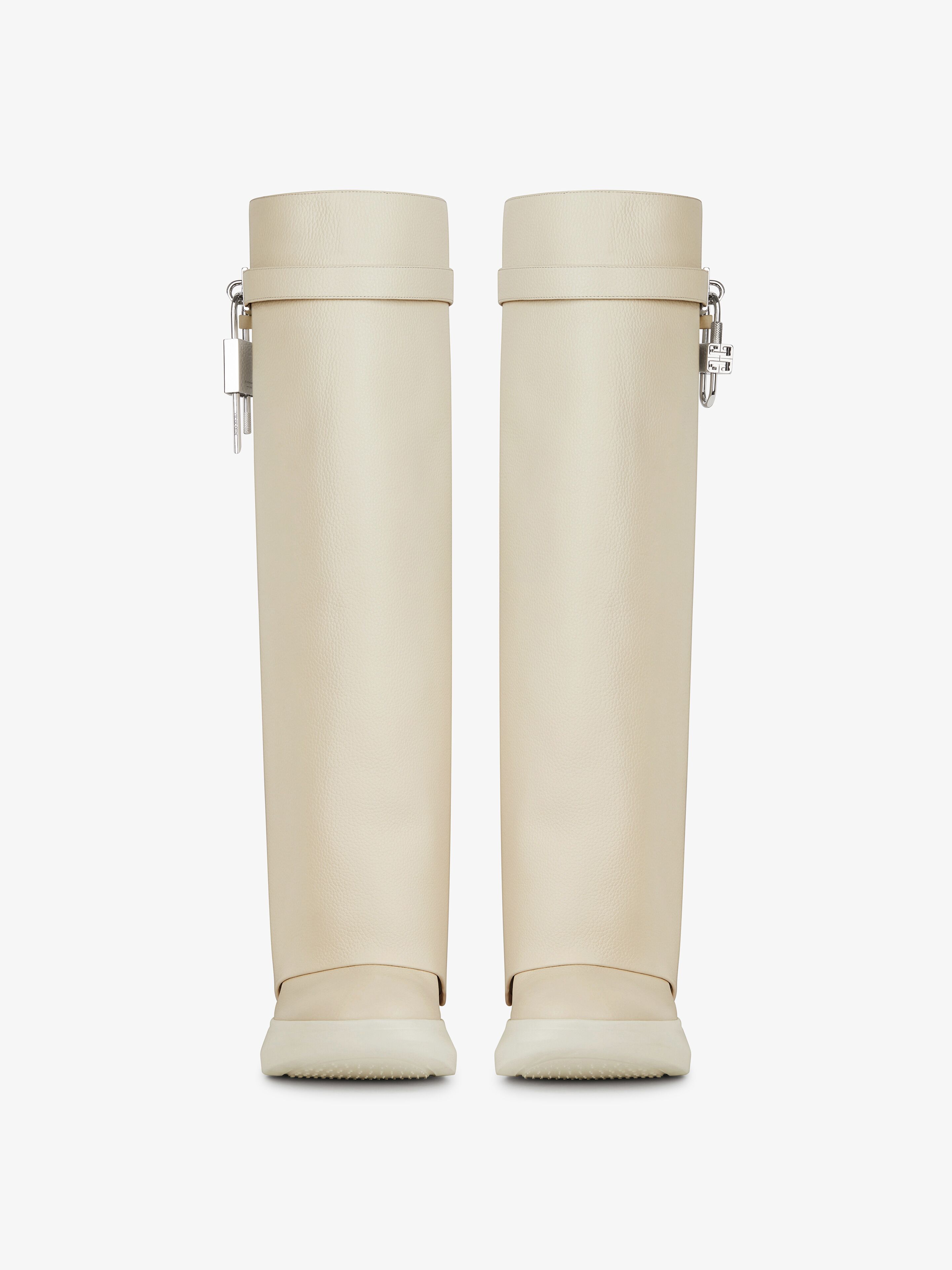 Givenchy white boots best sale