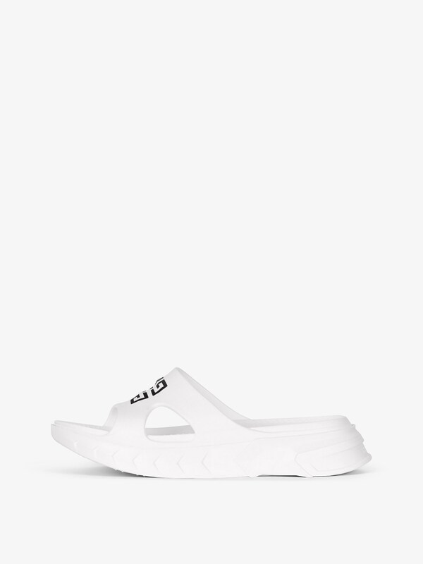 Marshmallow sandals in rubber - white | Givenchy US