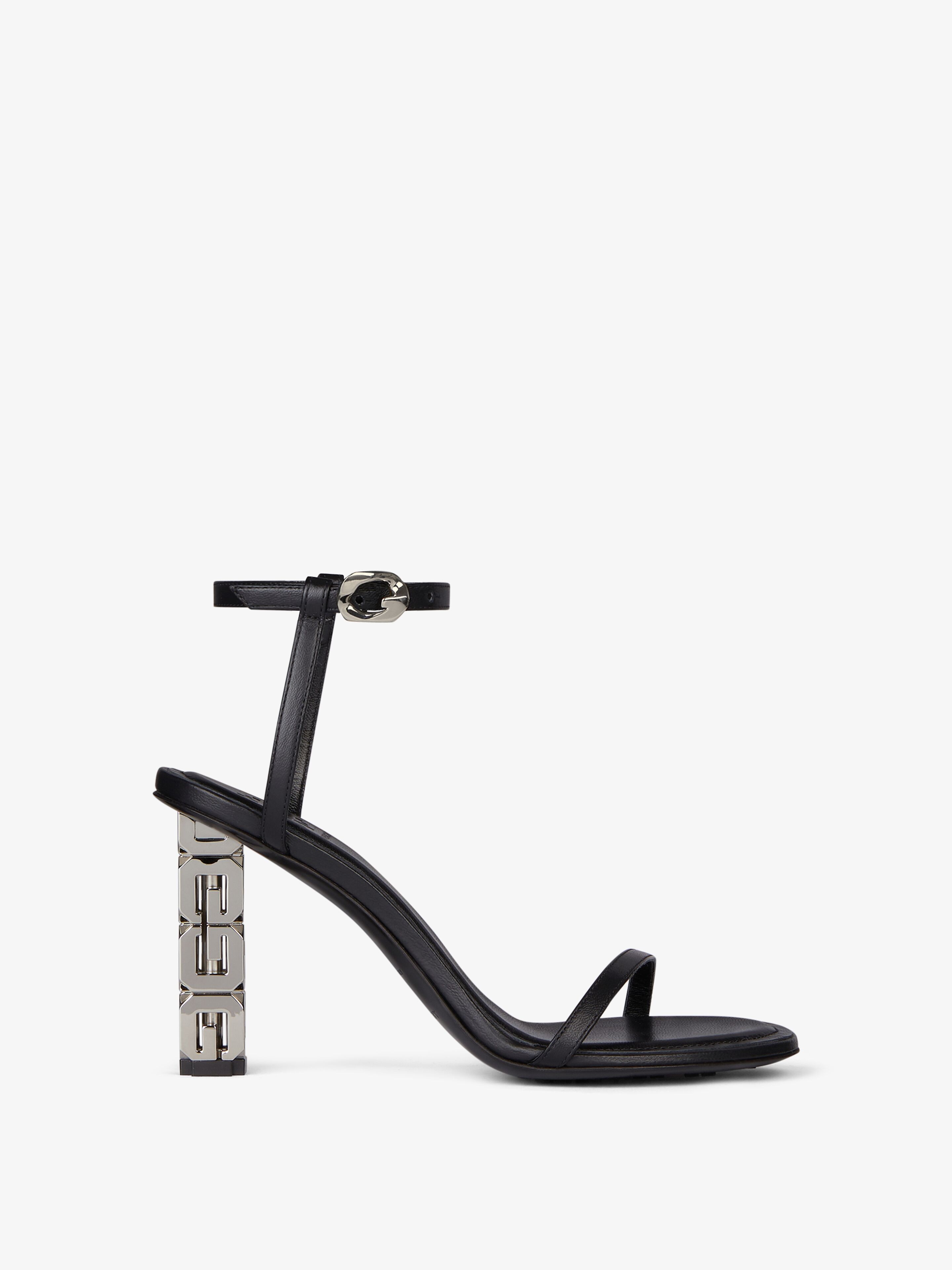 Givenchy Sandales G Cube En Cuir