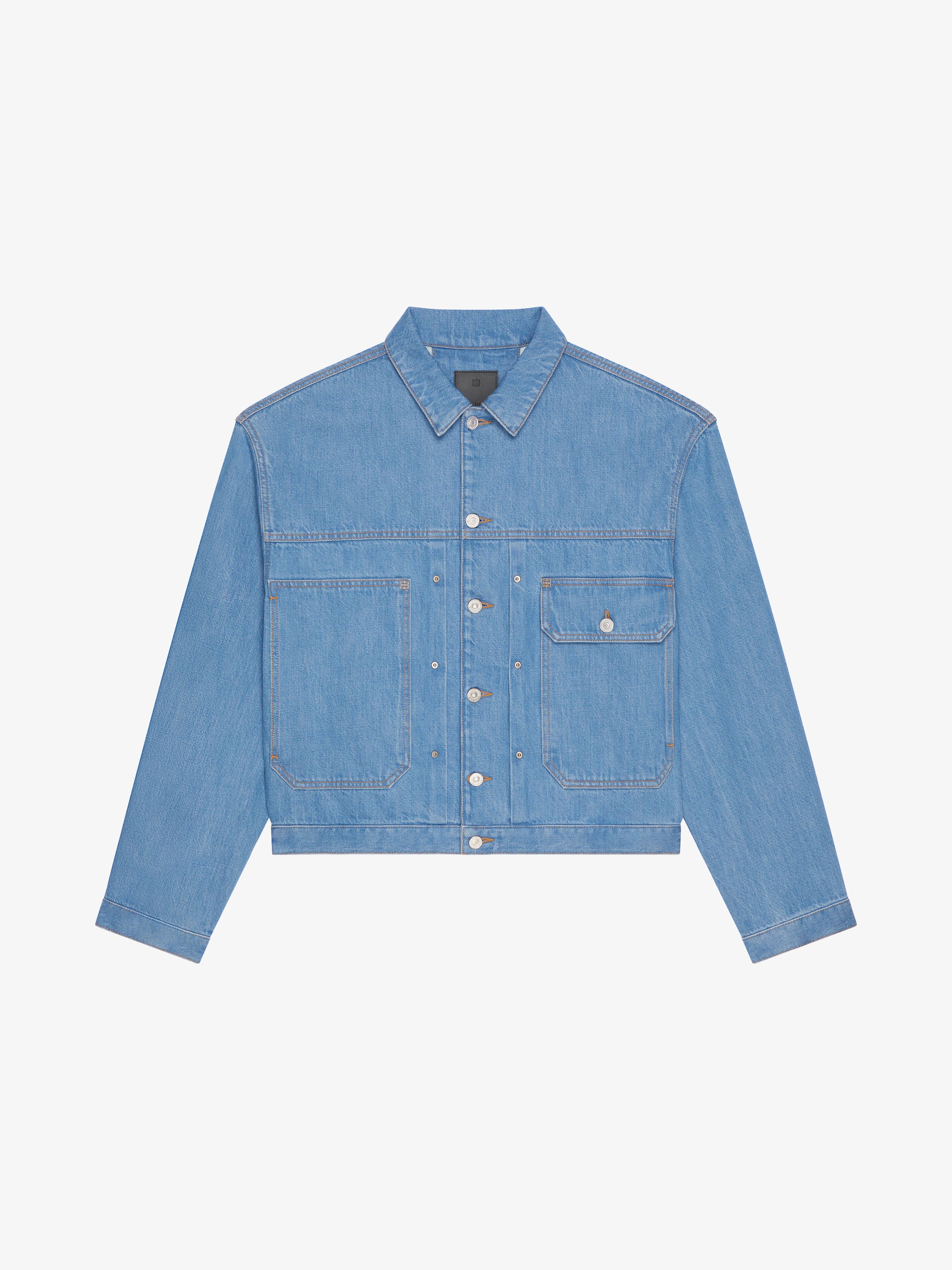 Givenchy Jacket In Denim In Blue