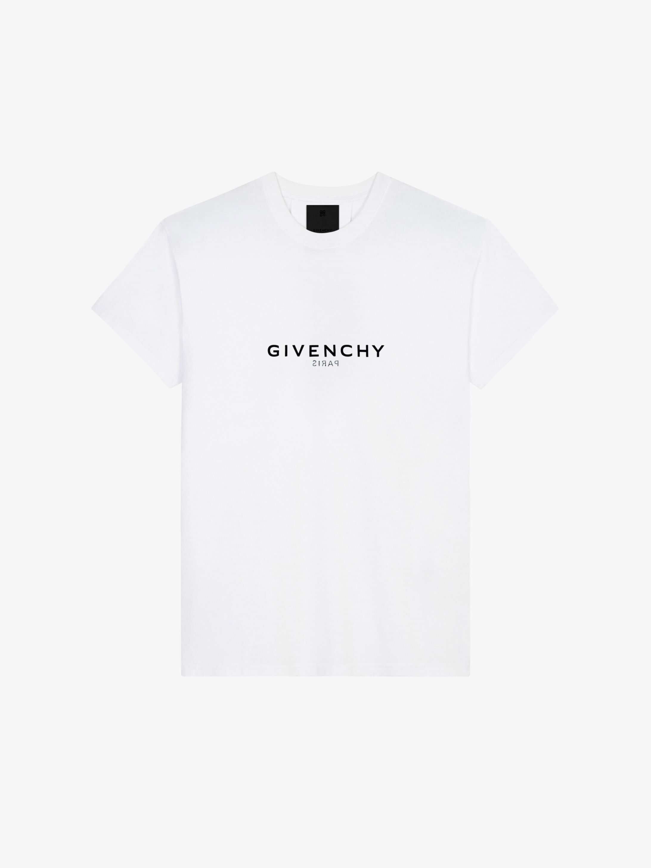 Shop Givenchy Reverse Slim Fit T-shirt In Cotton In White