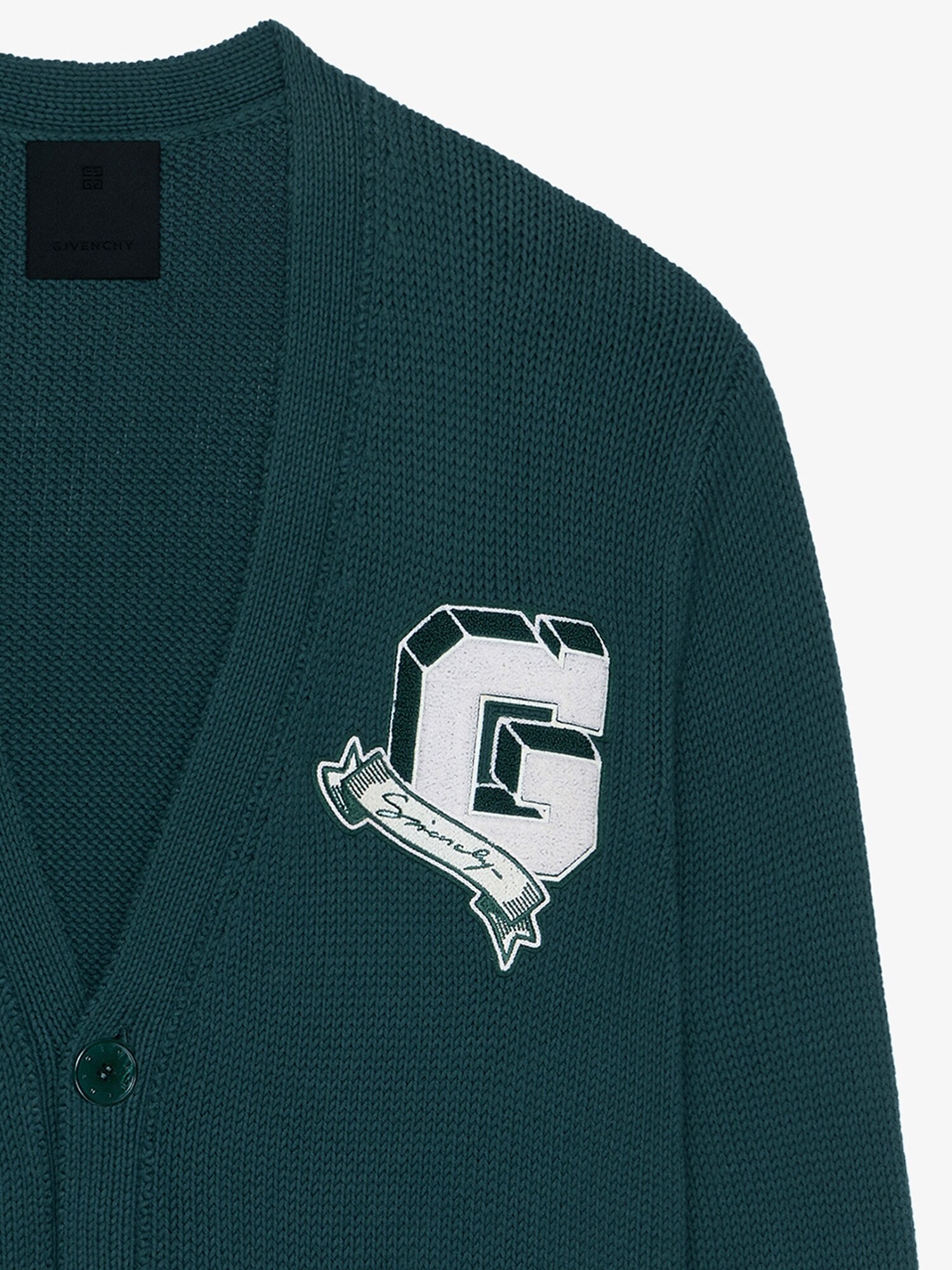 コットン GIVENCHY カレッジ カーディガン - ファーグリーン | GIVENCHY JP