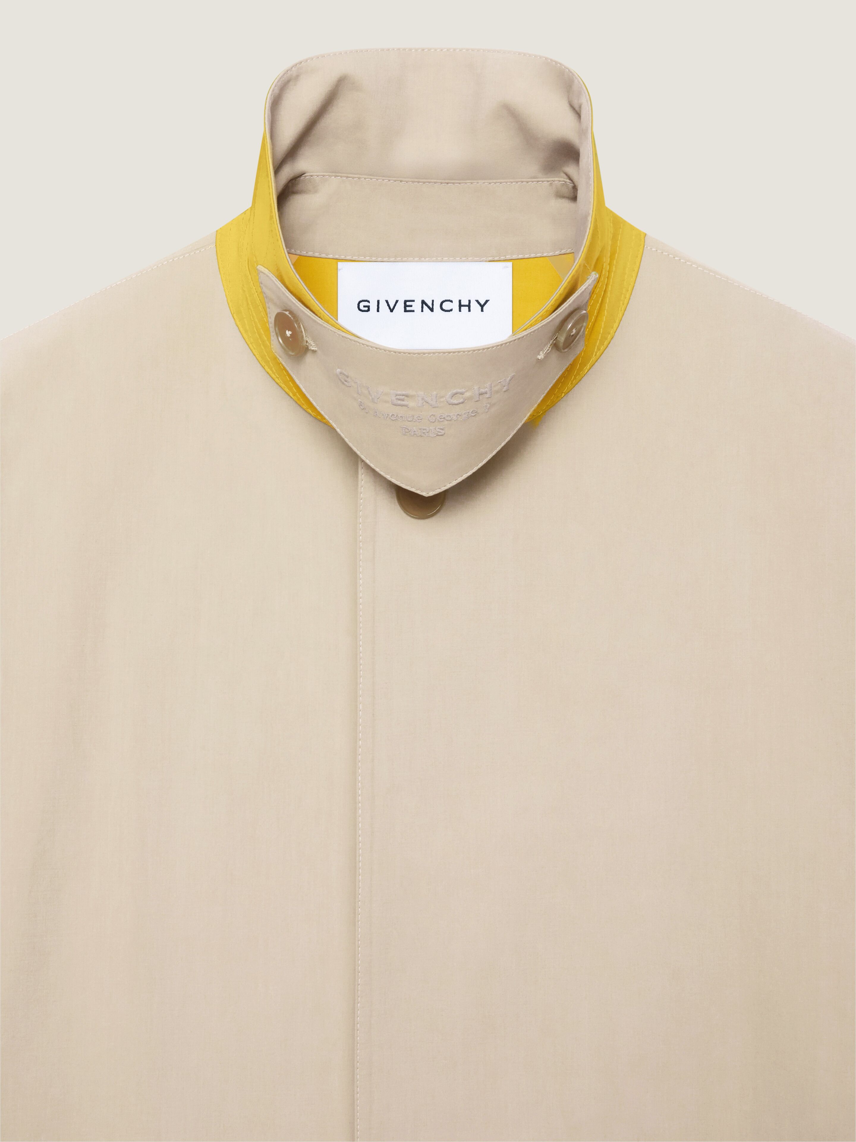 コットン バイカラー トレンチコート | Givenchy JP | Givenchy