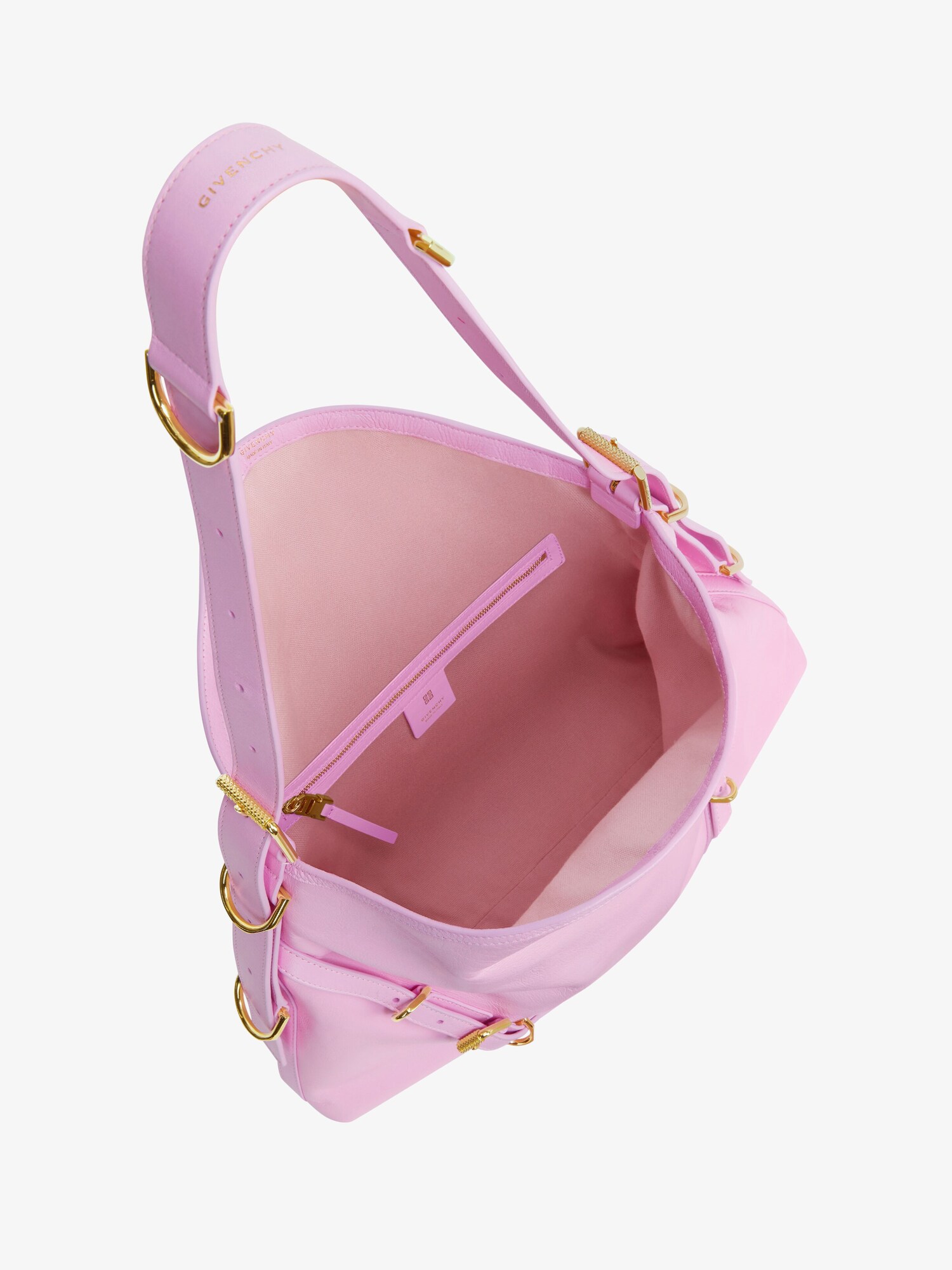 Medium Voyou bag in leather silk pink Givenchy US