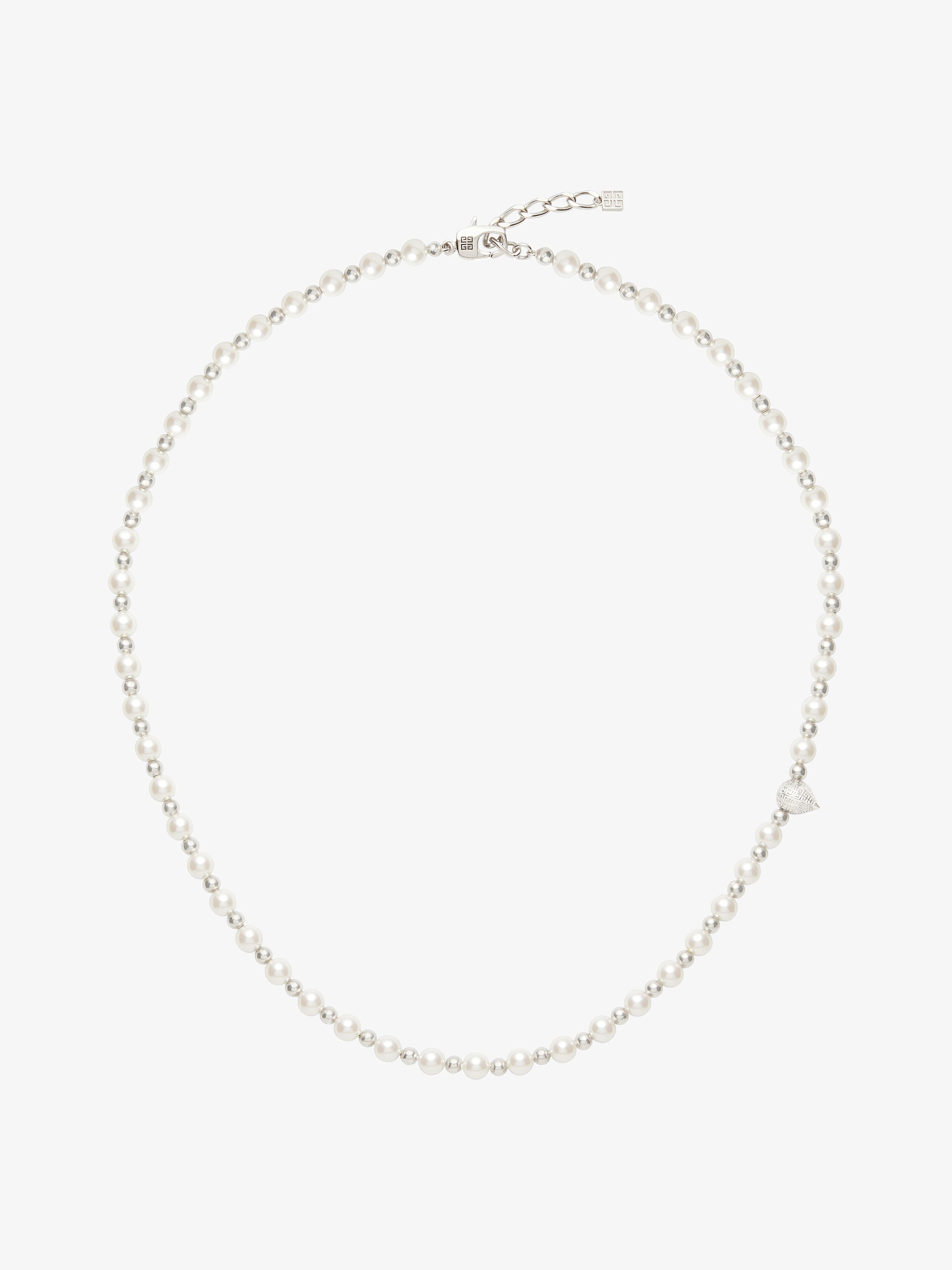 Givenchy - Collier G Stud En Métal Avec Perles - pour Homme