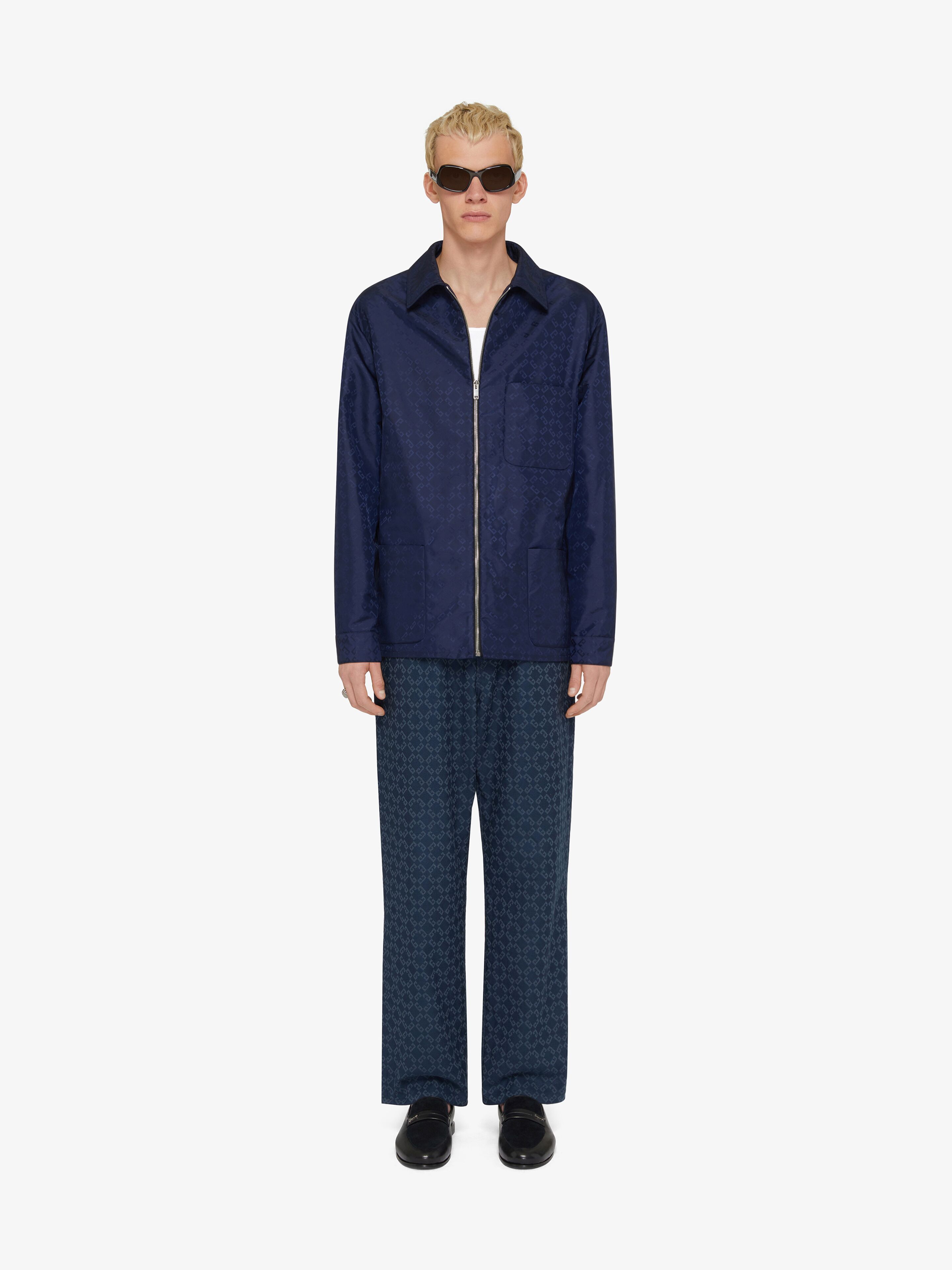 Overshirt in monogram 72 jacquard | Givenchy CA | Givenchy