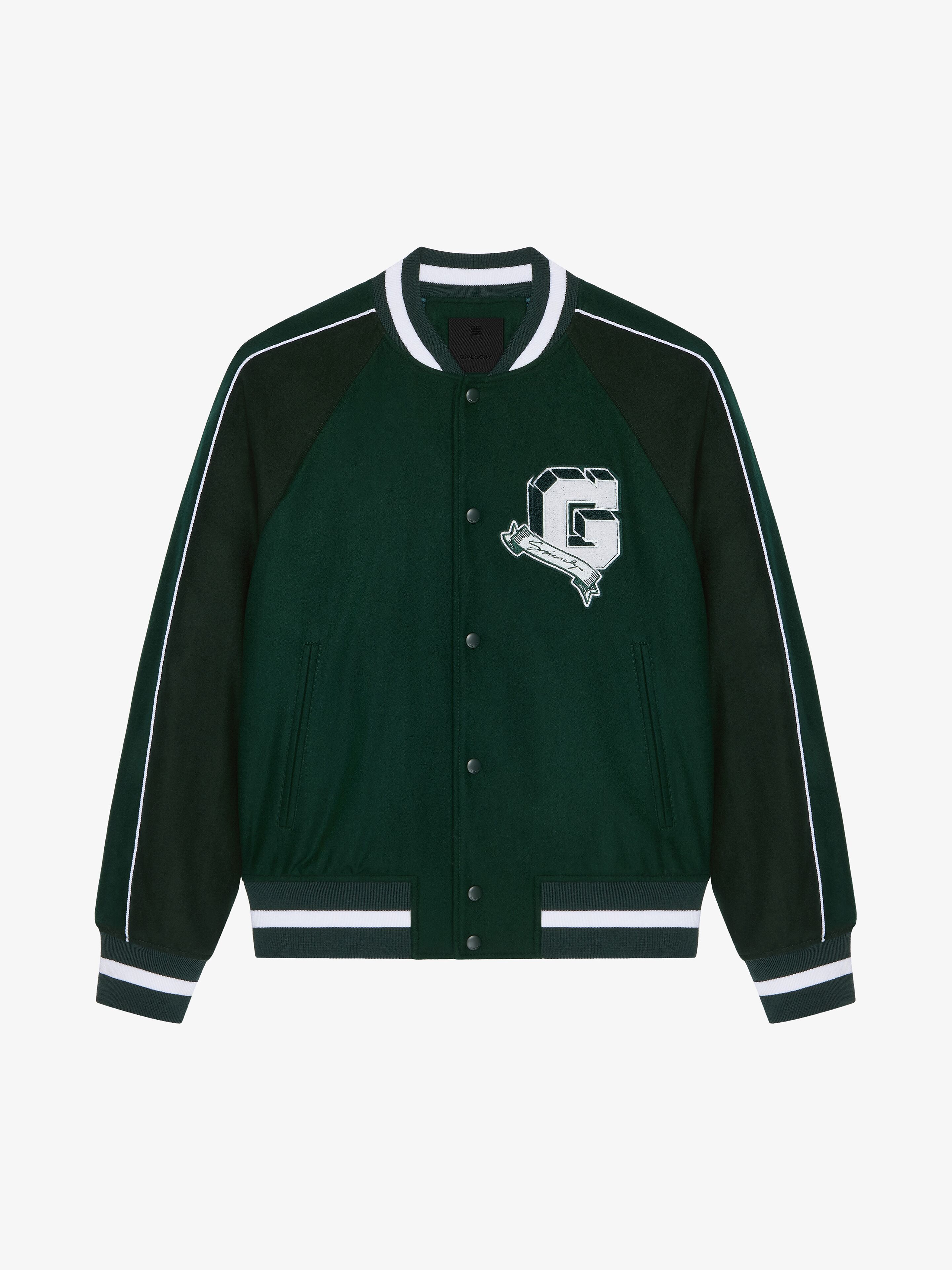 GIVENCHY GIVENCHY COLLEGE VARSITY JACKET IN WOOL 