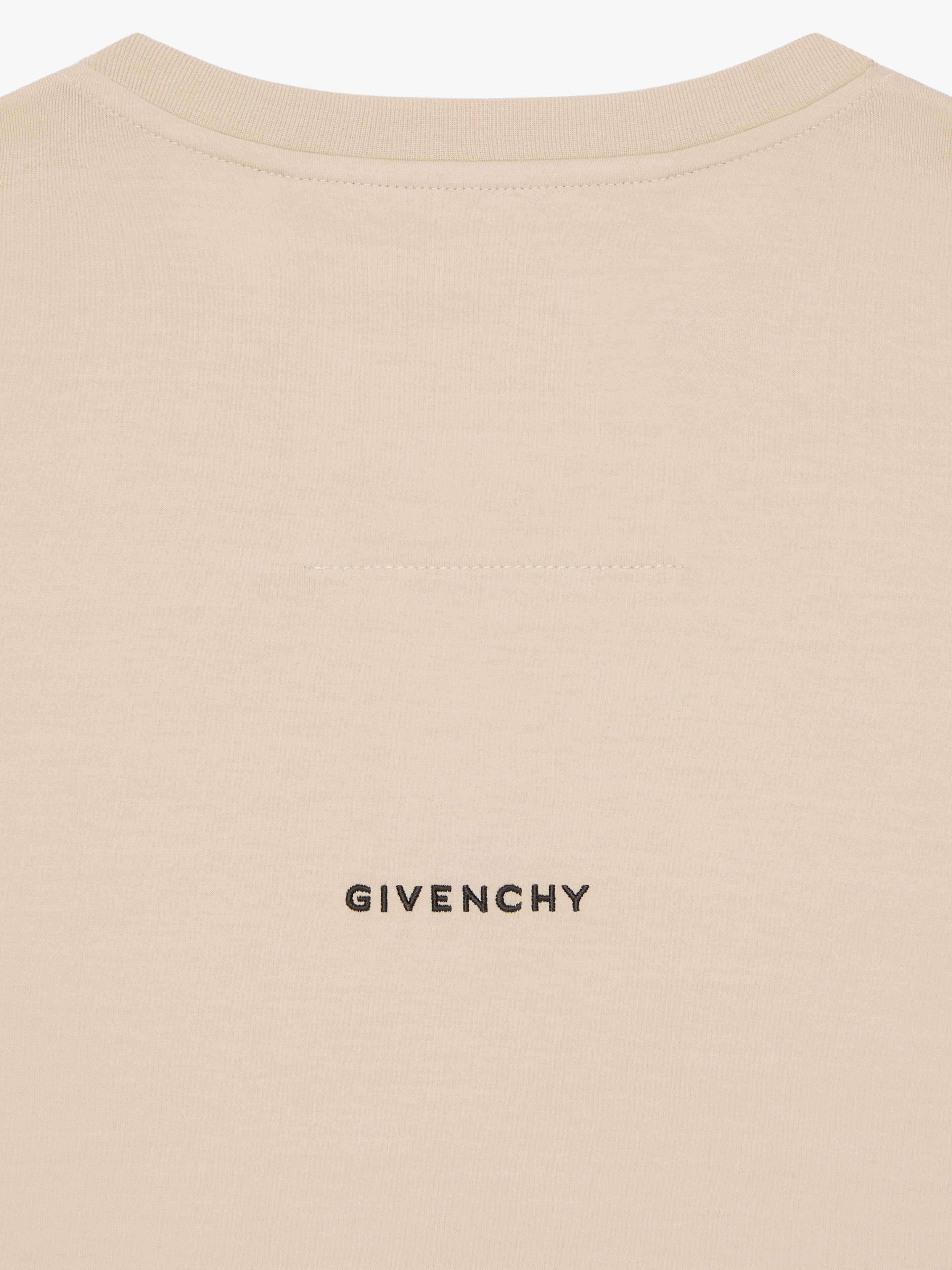 T-shirt in cotton with 4G Braid print in - black | Givenchy US