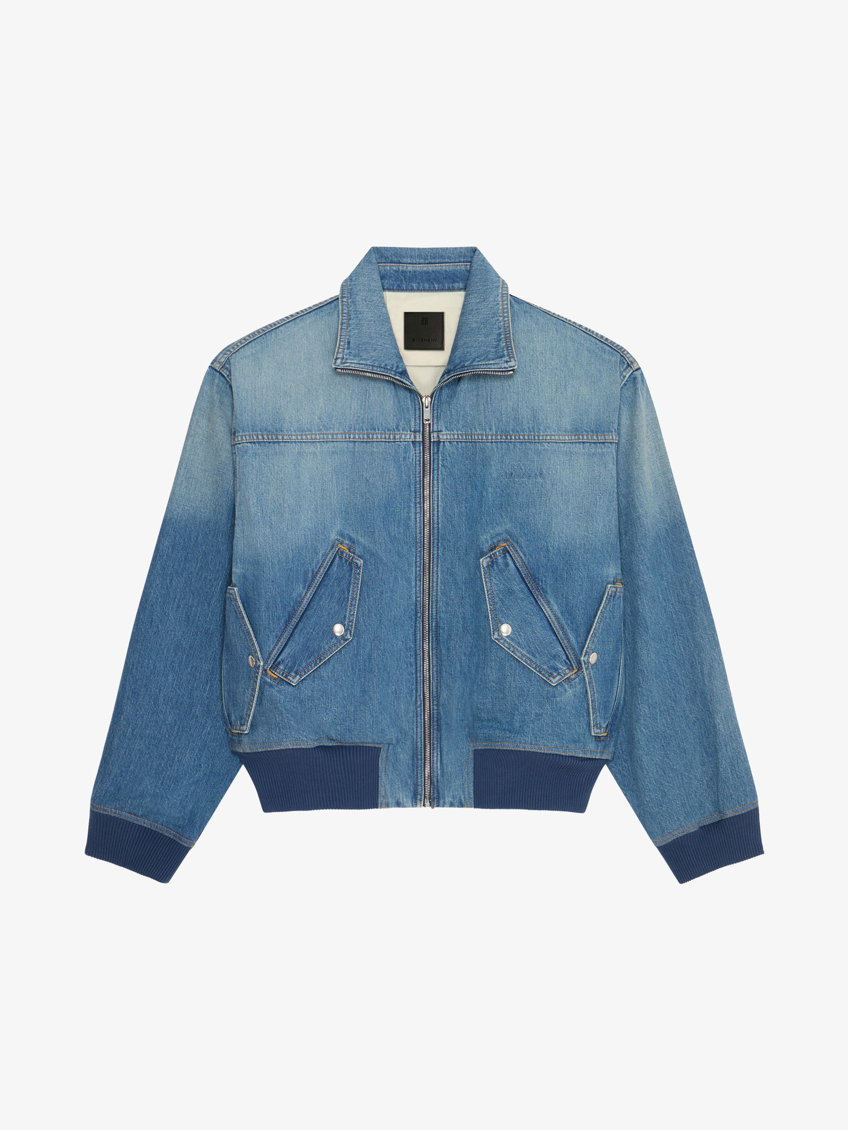 Givenchy - Bomber En Denim - Bleu - pour Homme - Taille : S
