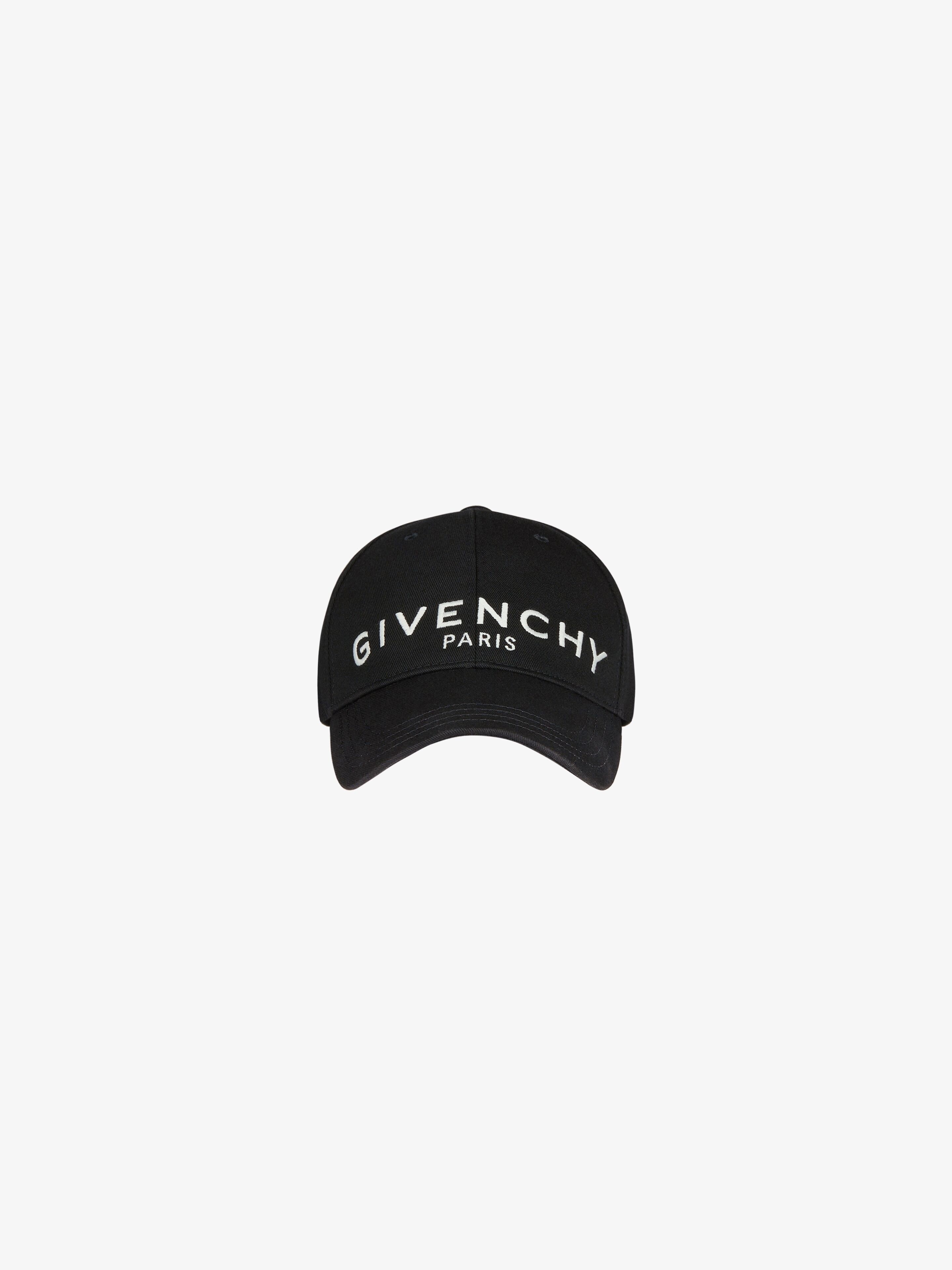 GIVENCHY Paris embroidered cap - black