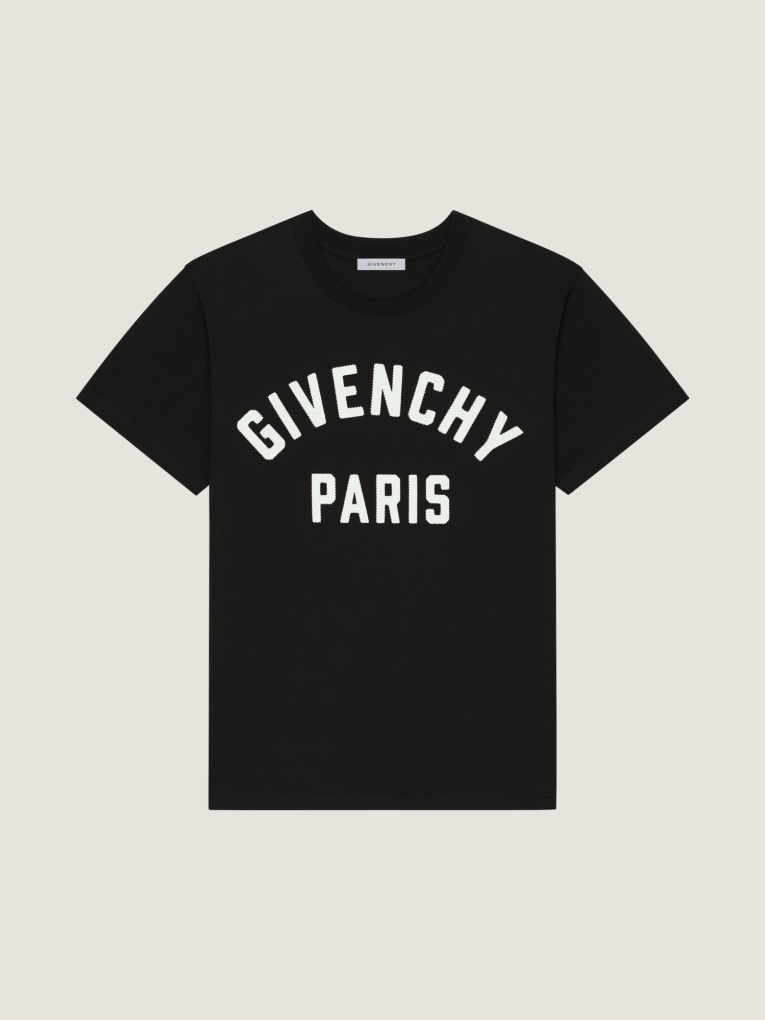 T-shirt in cotton with Givenchy Paris embroidery