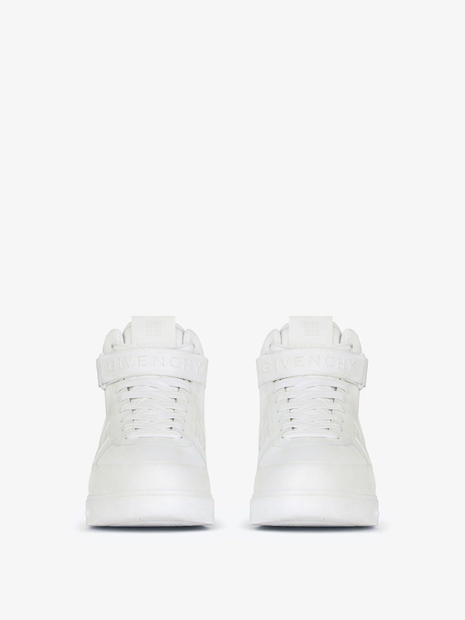G4 high top sneakers in leather - white | Givenchy US