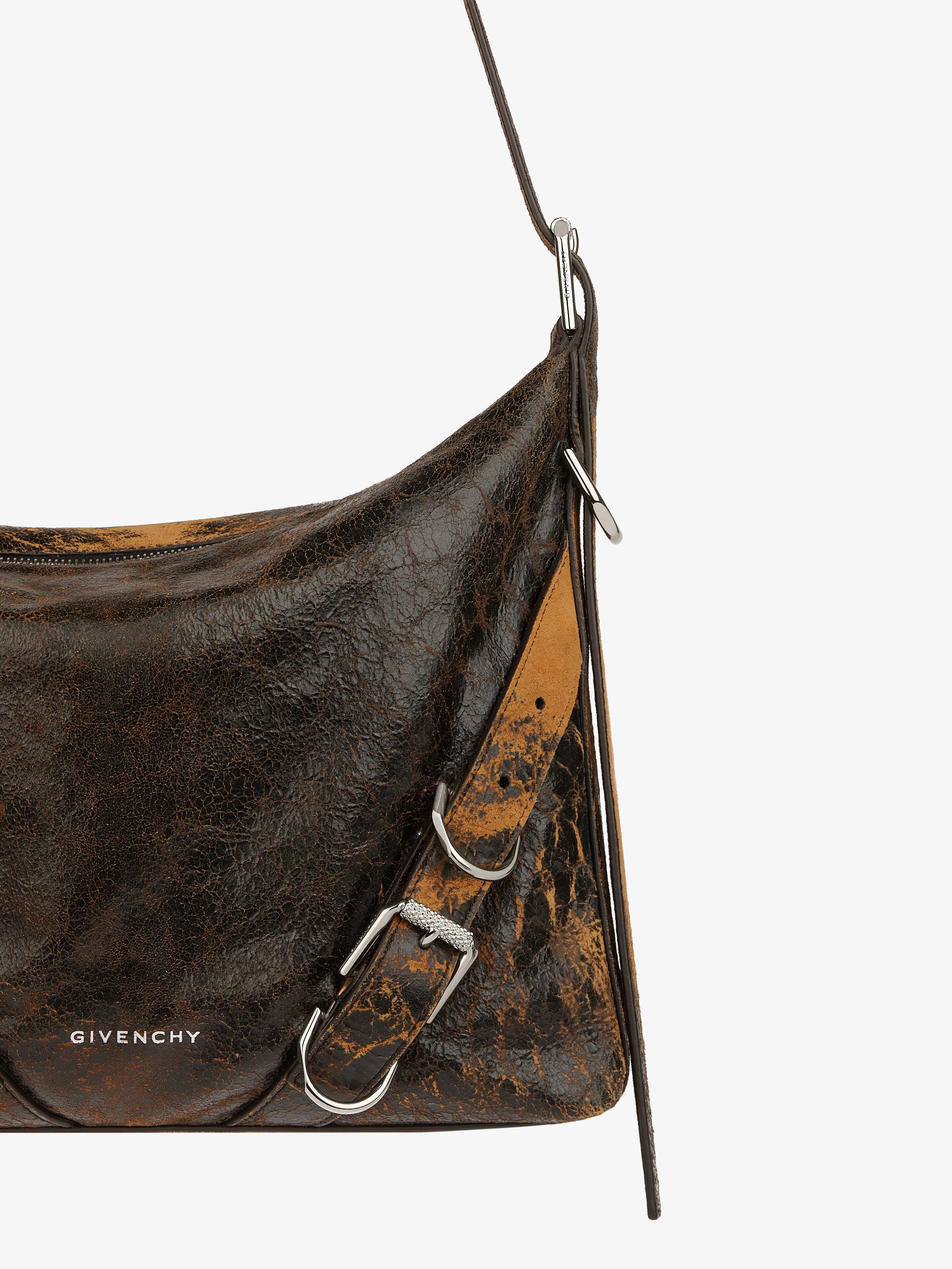 Voyou Crossbody bag in crackled leather Givenchy CA Givenchy