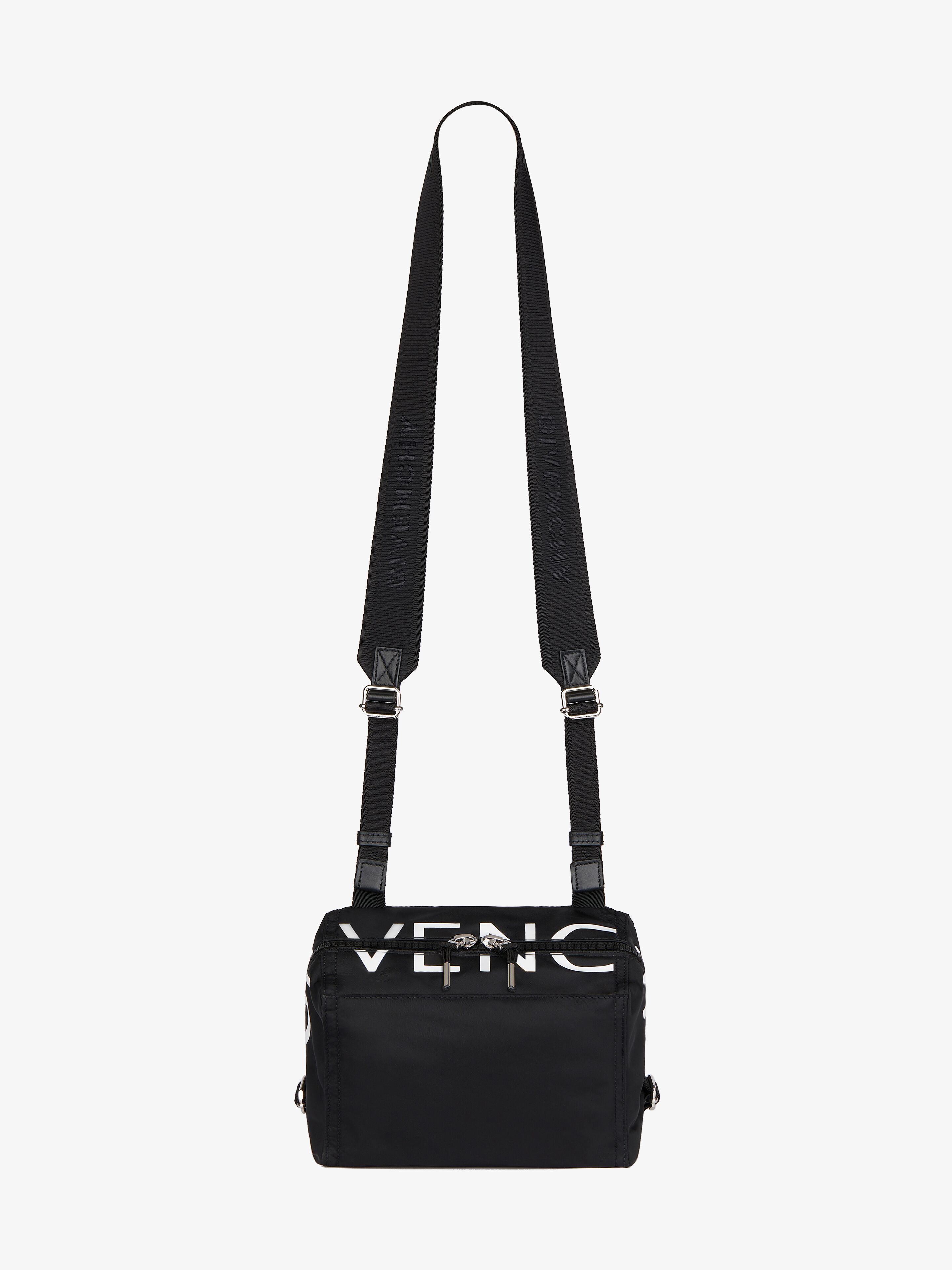 Shop Givenchy Small Pandora Bag In Nylon In Multicolor