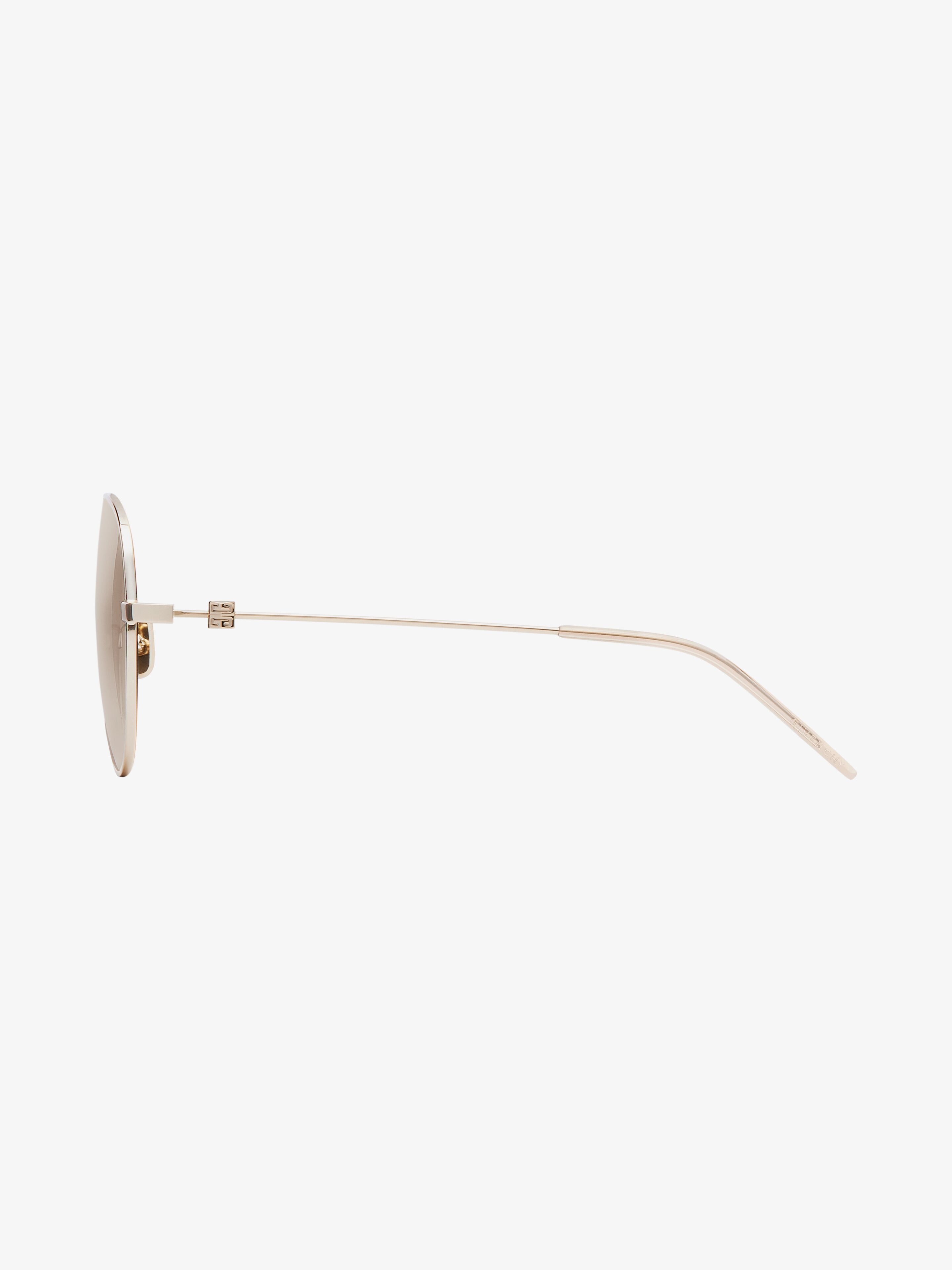 GV Speed unisex sunglasses in metal in - brown/golden
