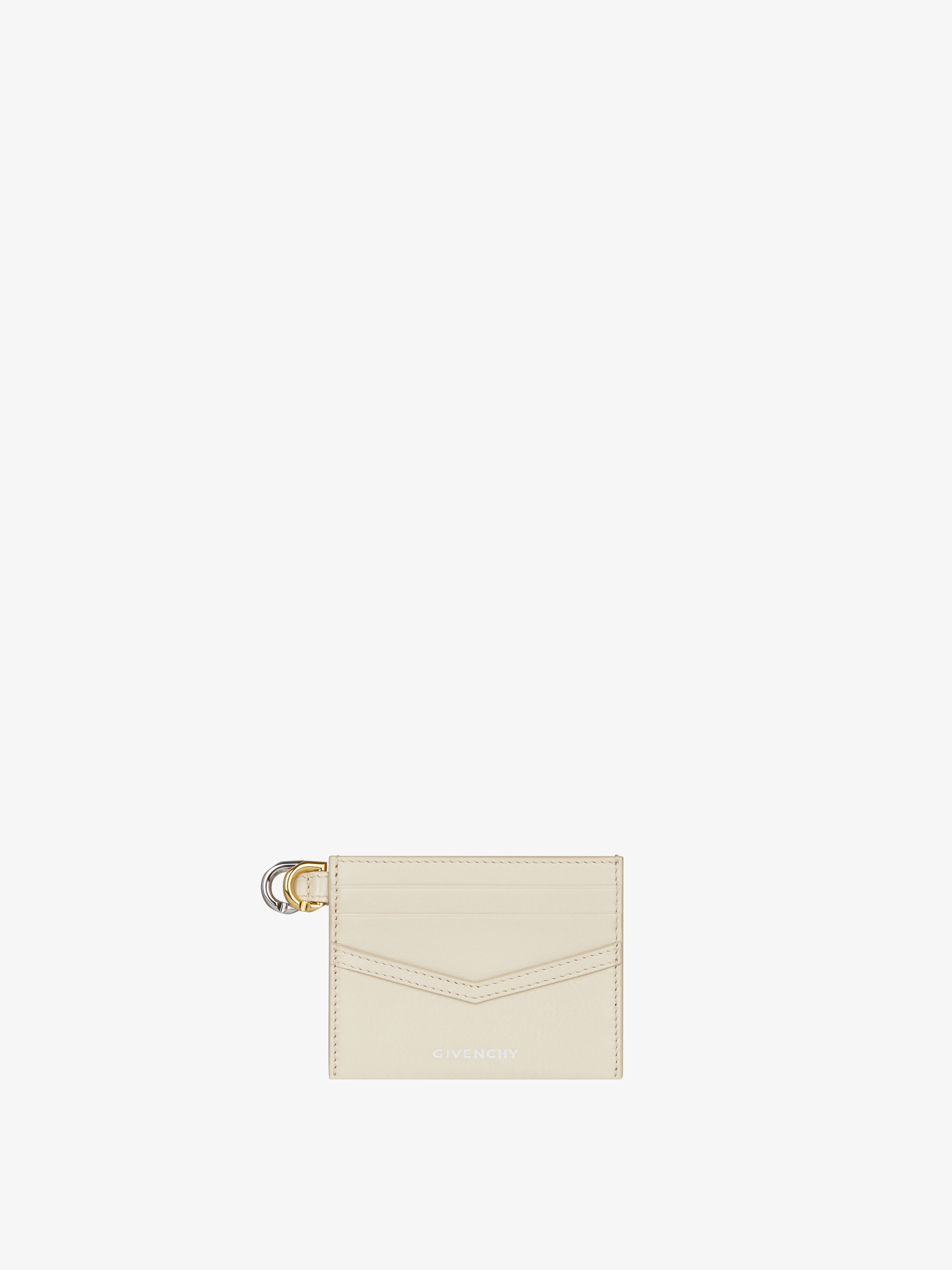 Givenchy - Voyou Card Holder In Leather - Silver - For Women