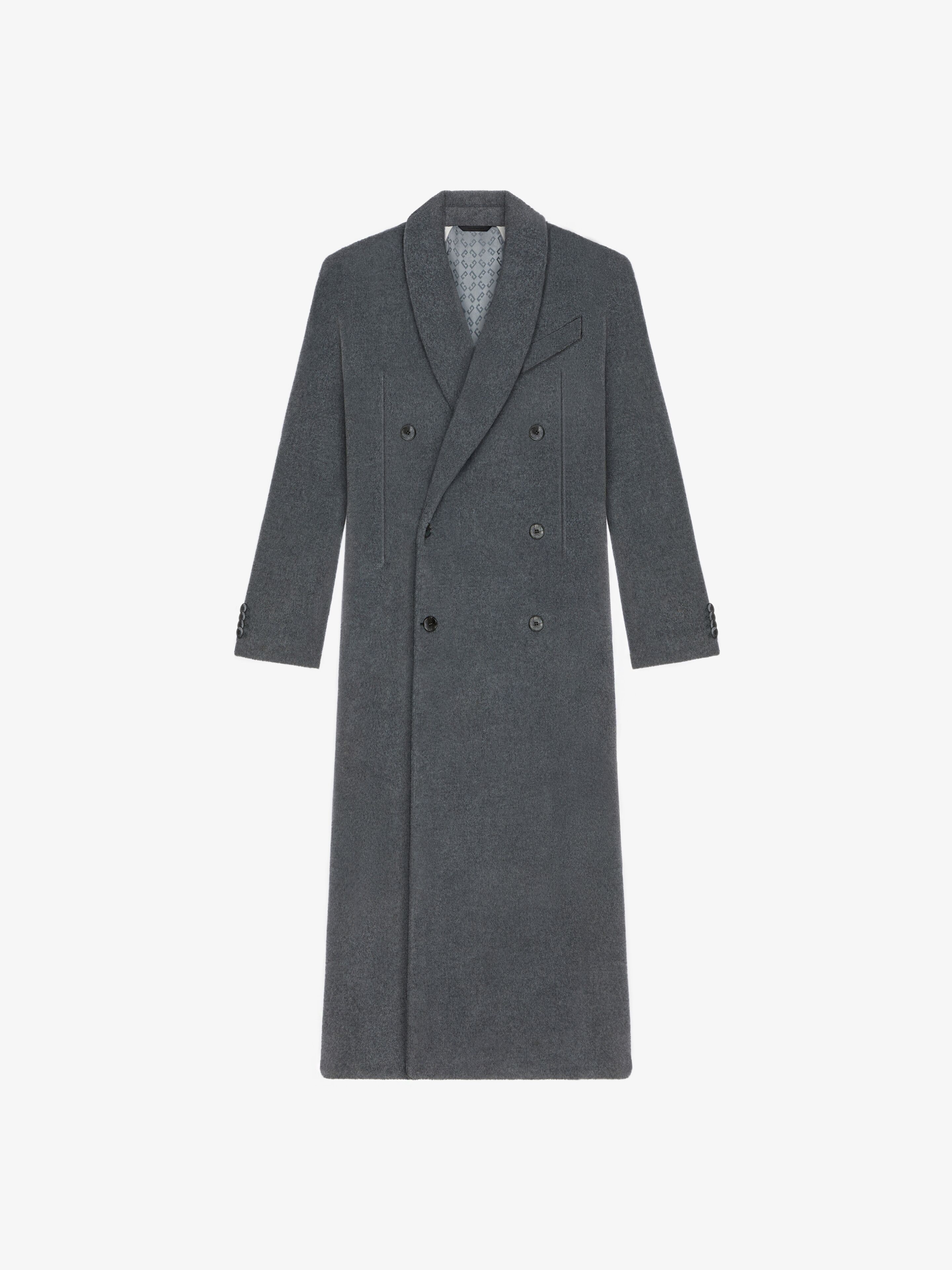 ★Givenchy グレー ダブルブレストコート GIVENCHY - ジバンシー コート チェスターコート ダブルブレスト