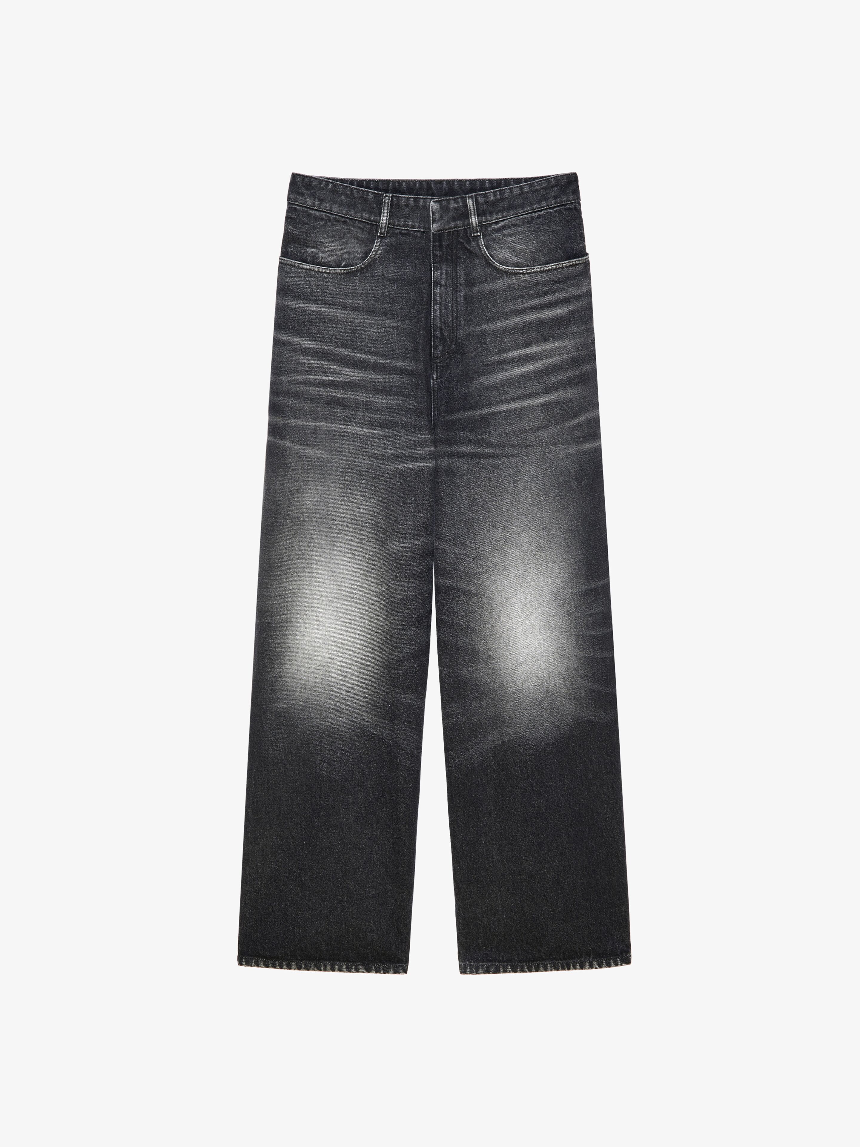 注目のブランド 新作【GIVENCHY】Oversized jeans in washed-out denim デニム・ジーパン サイズを選択