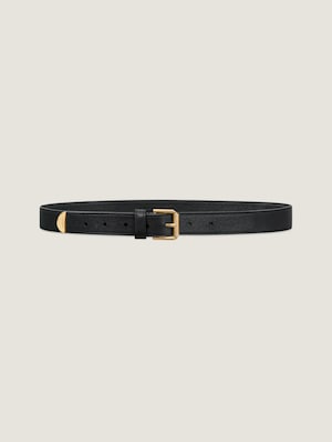 Ceinture Voyou en cuir brillant