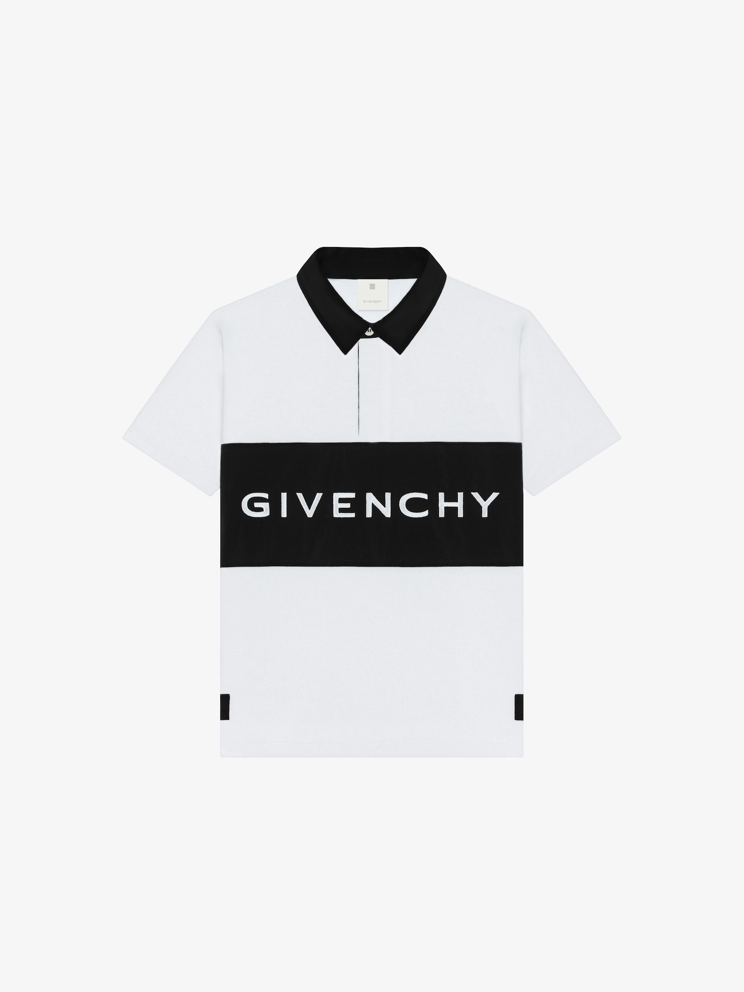 Cotton Givenchy Polo Shirt White GIVENCHY Polo In Cotton