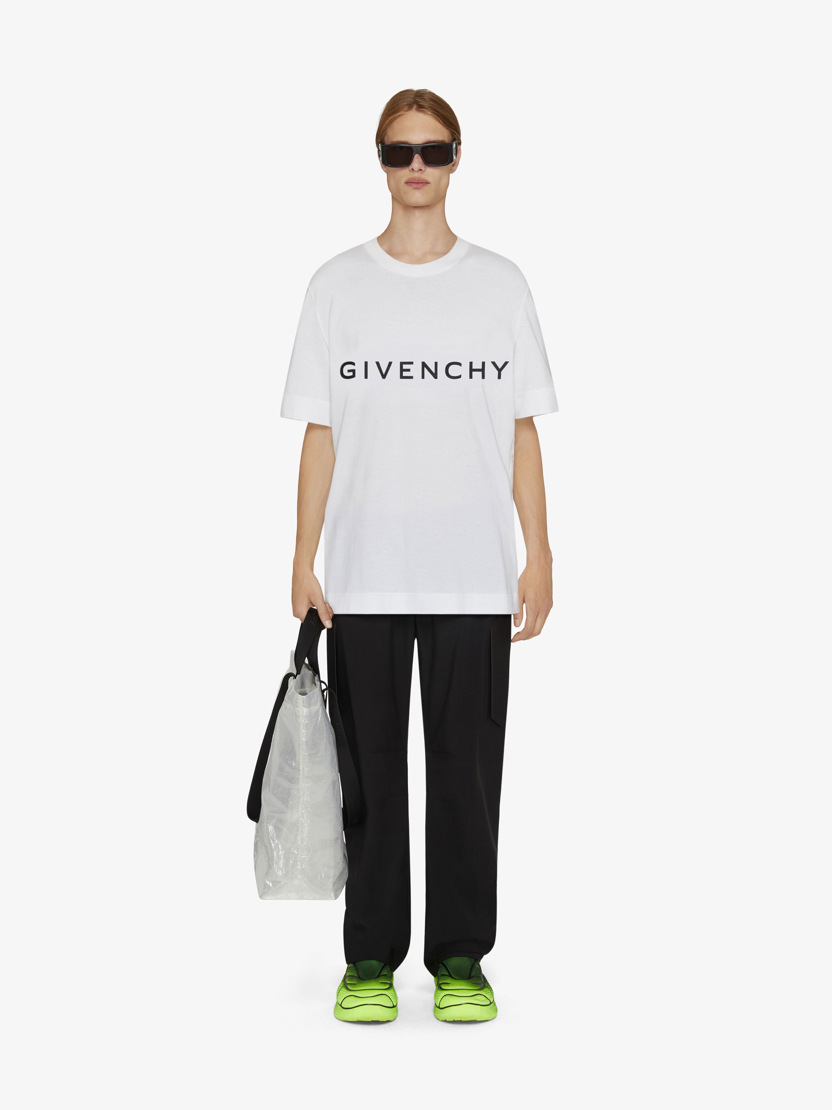 GIVENCHY Archetype oversized t-shirt in cotton - white