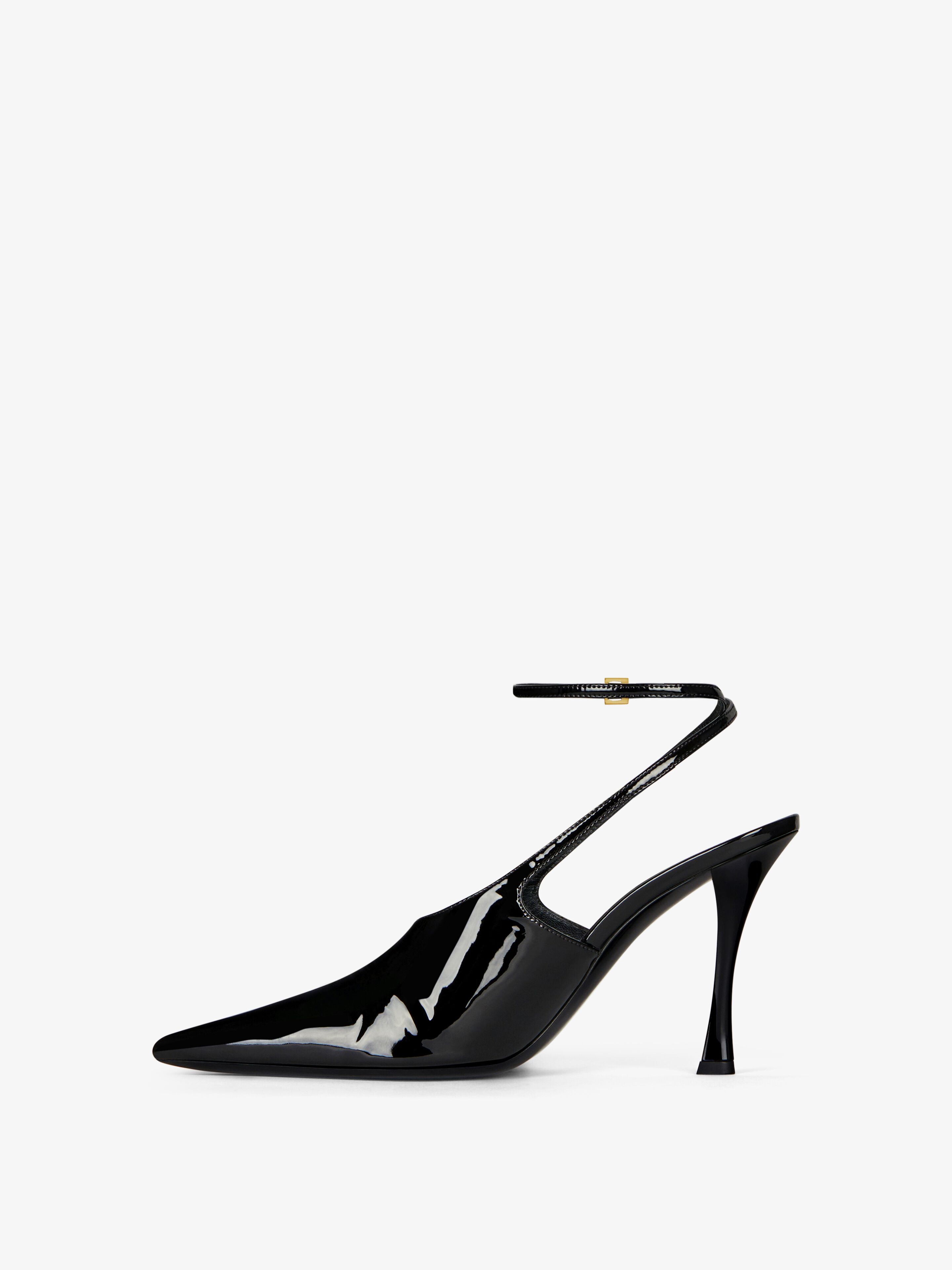 Show slingbacks in patent leather in - black | Givenchy DE