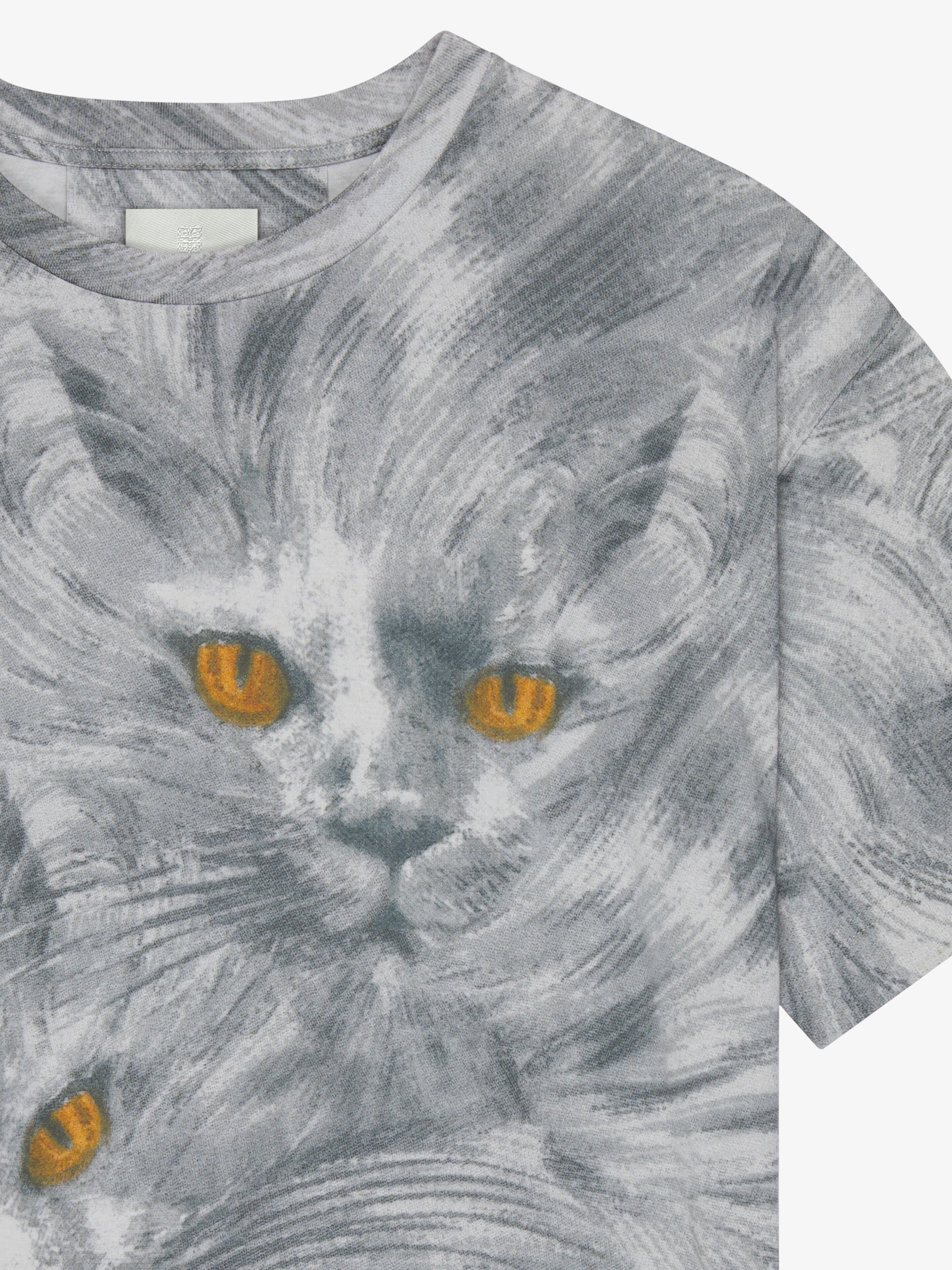 ★GIVENCHY★コットン キャット プリント Tシャツ Printed cat t-shirt in cotton in - multicolored | Givenchy NL