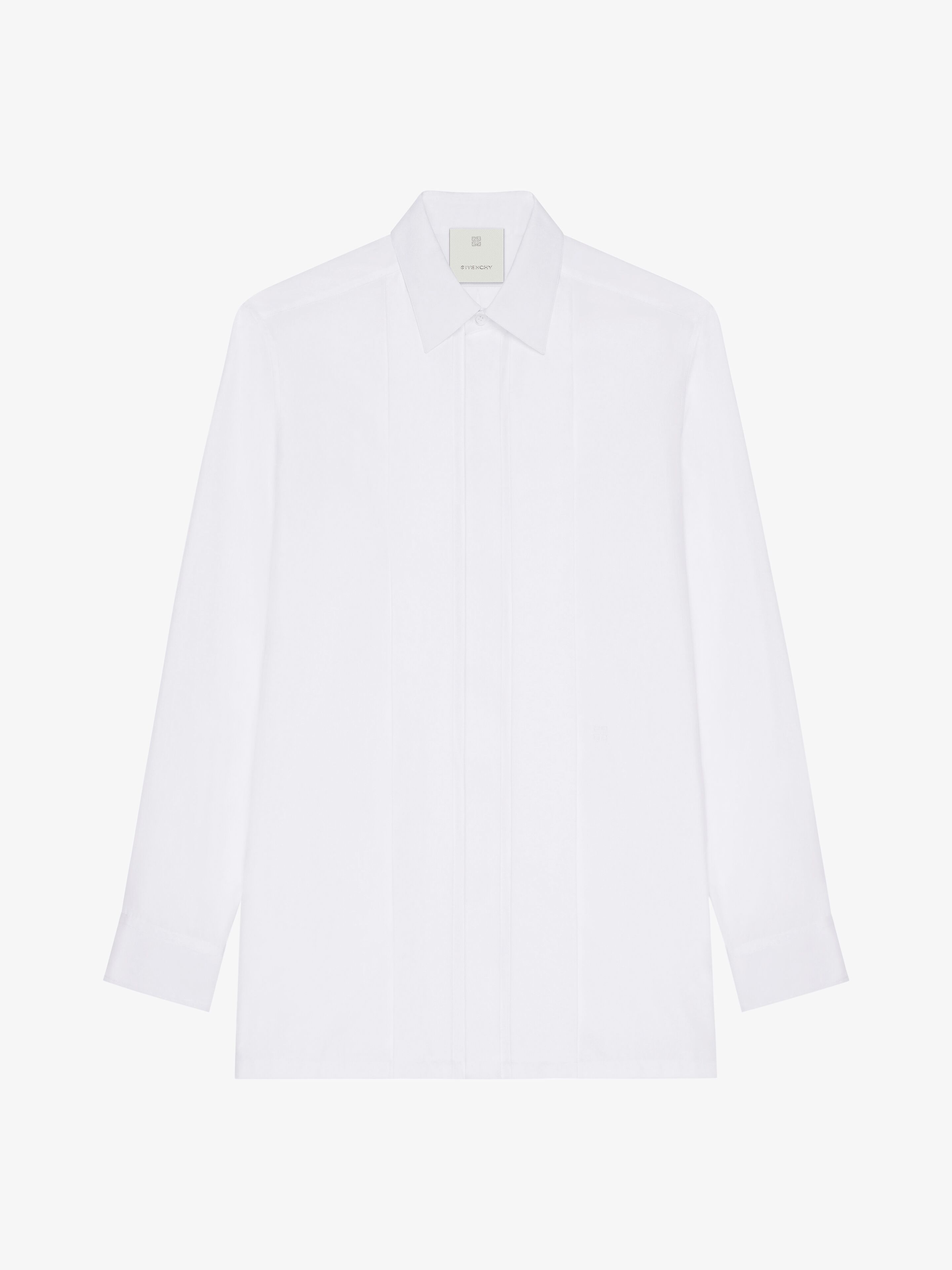 Shop Givenchy Shirt In Poplin In White