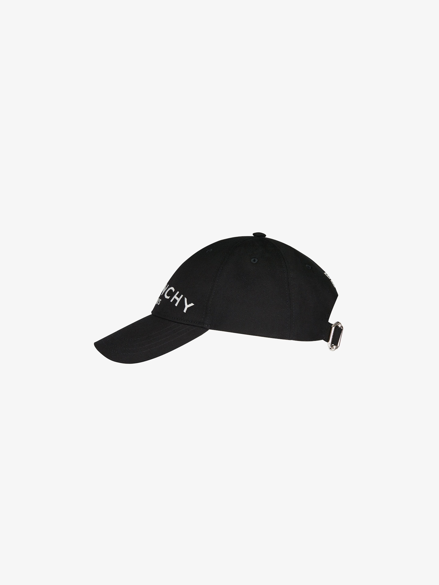GIVENCHY Paris embroidered cap in cotton in - black | Givenchy US