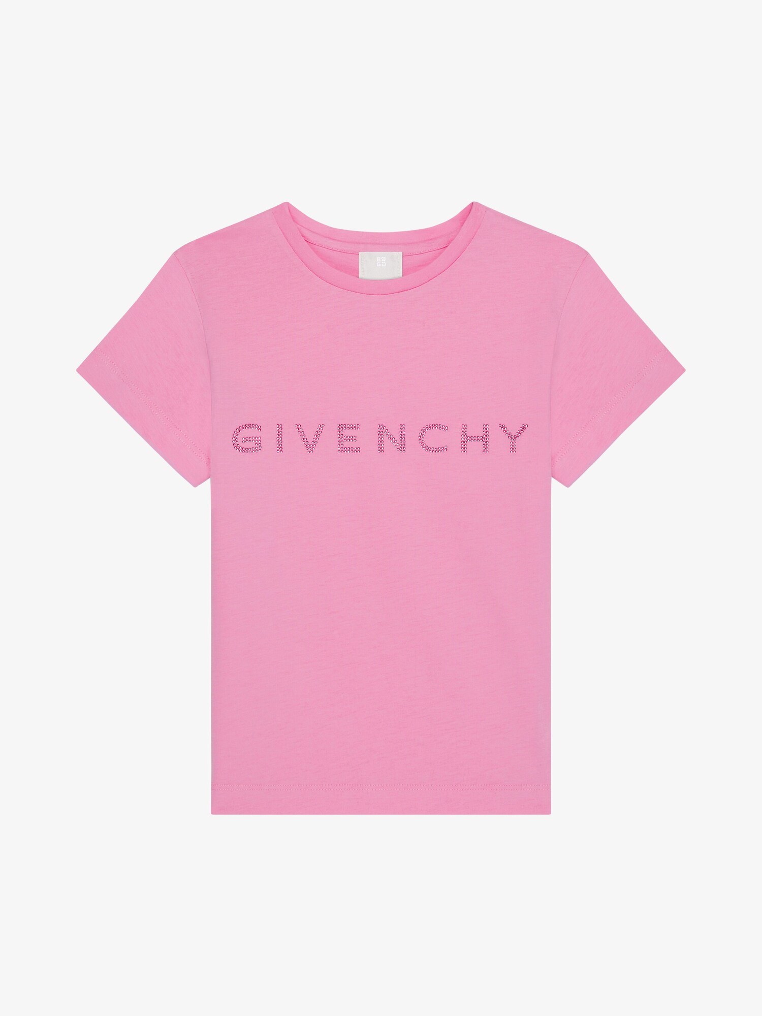 GIVENCHY t-shirt in cotton with rhinestones in - pink | Givenchy DE