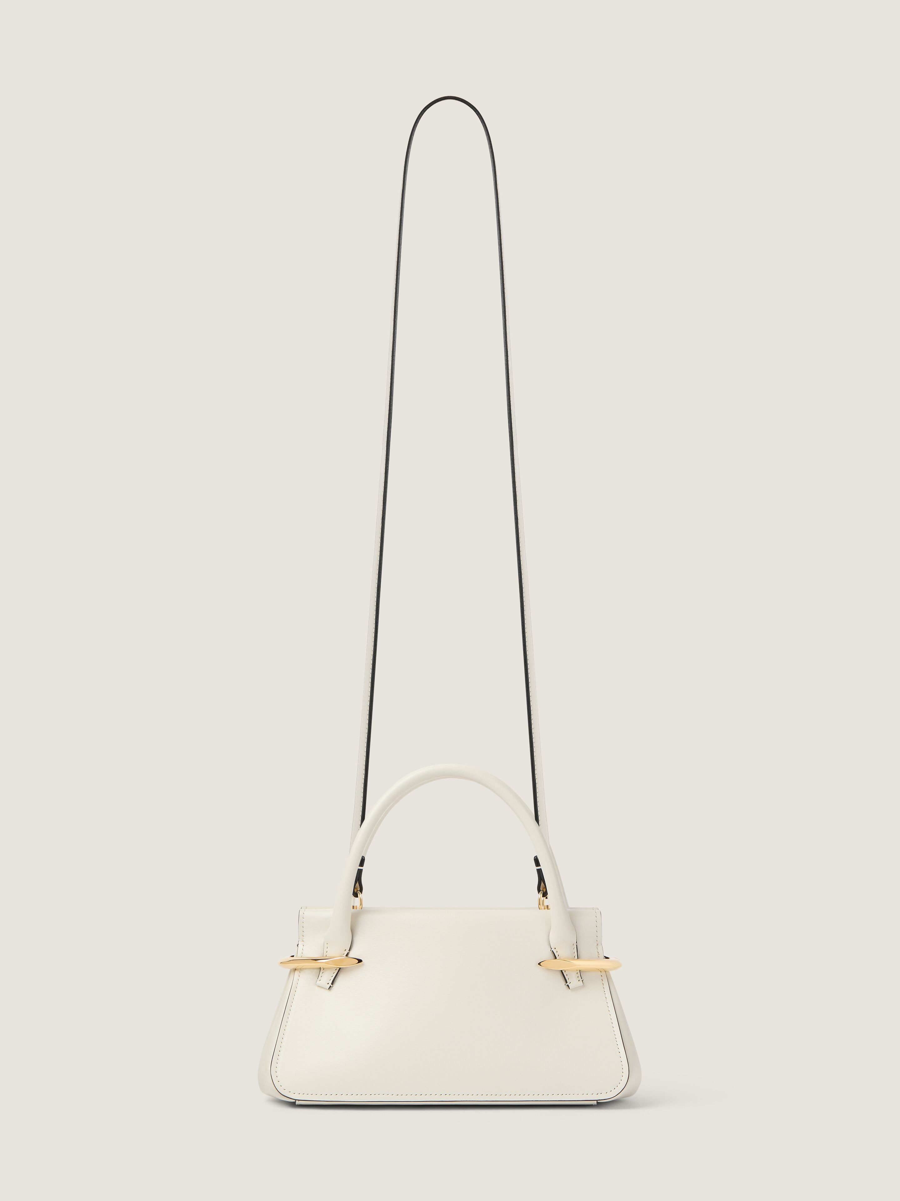 Mini Pinch bag in leather - ivory in - ivory - BB515JB2CN-105