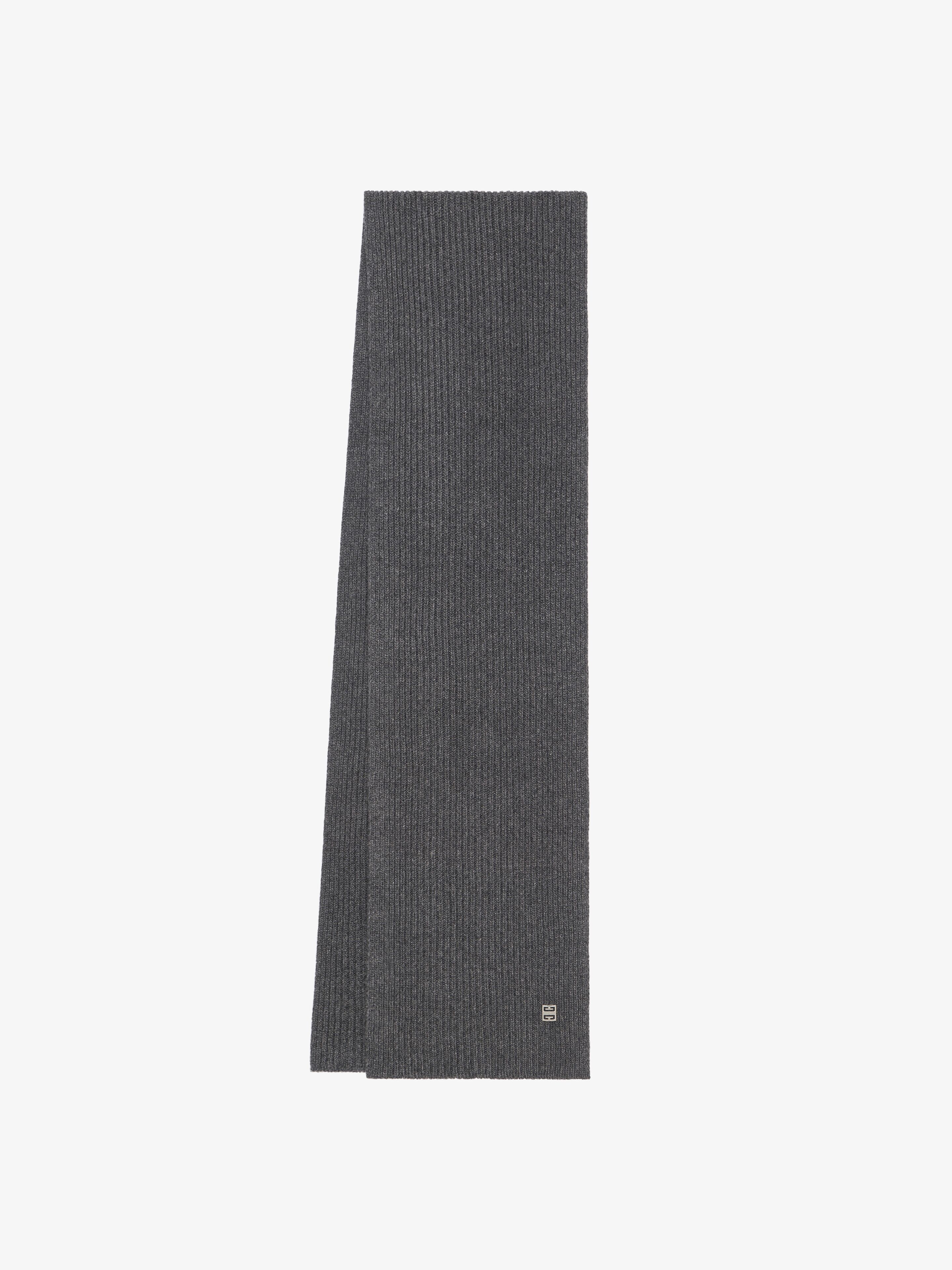 Givenchy - Écharpe En Laine Et Cachemire - Gris - pour Femme - Taille : TU
