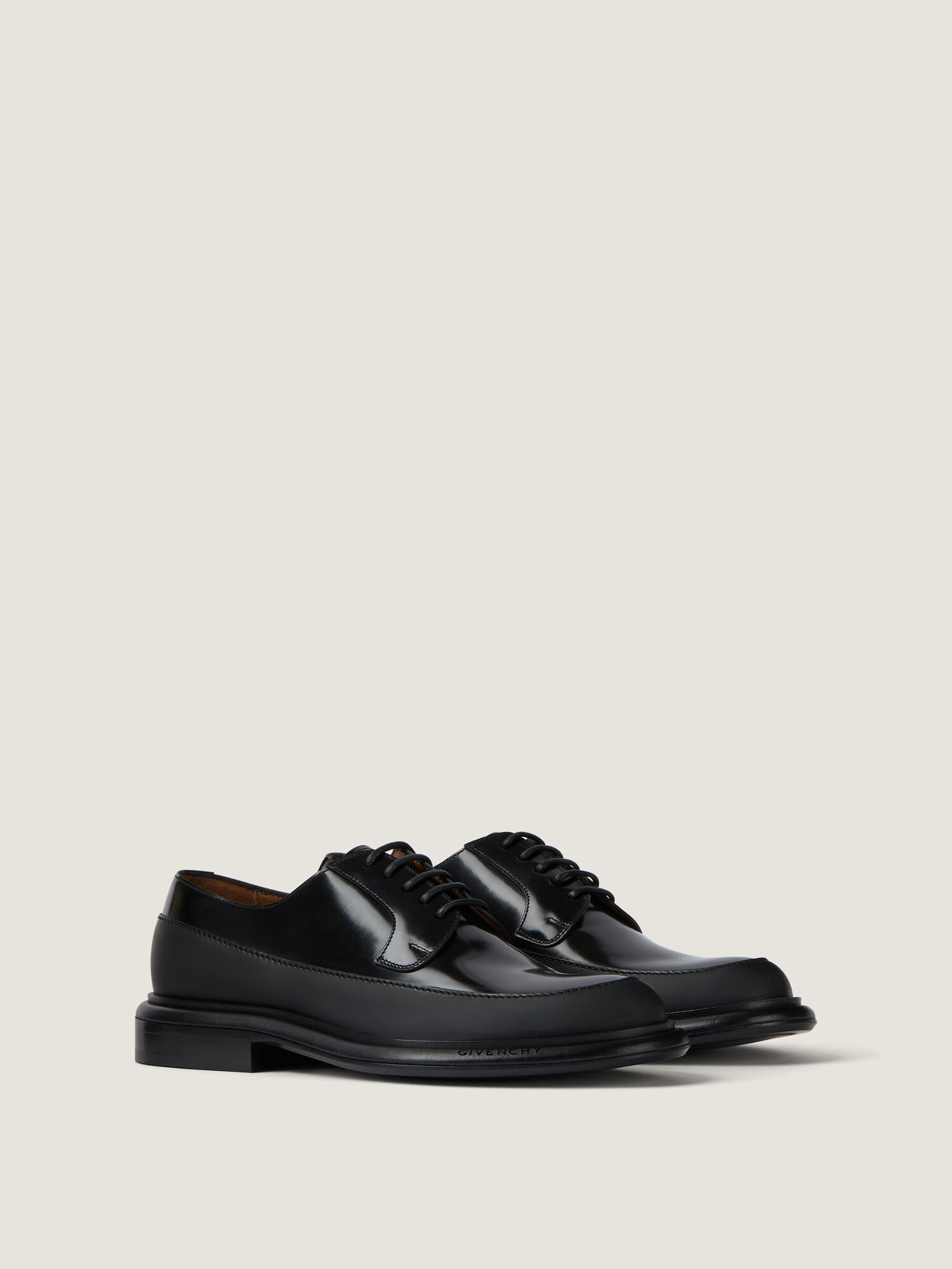 Derbies in leather - black in - black - BE1017E2ET-001 