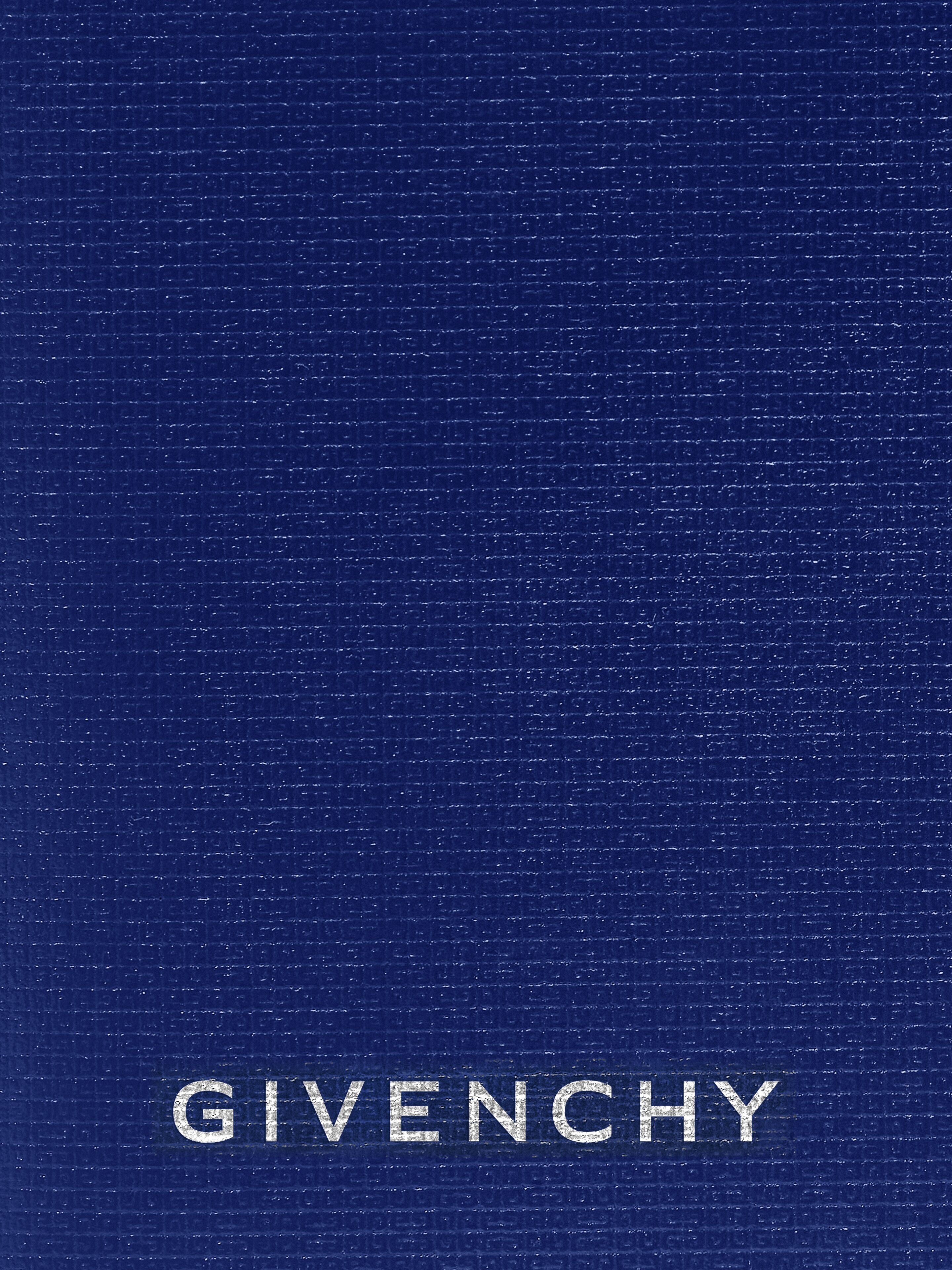 Card holder in 4G leather in - saphir blue | Givenchy US